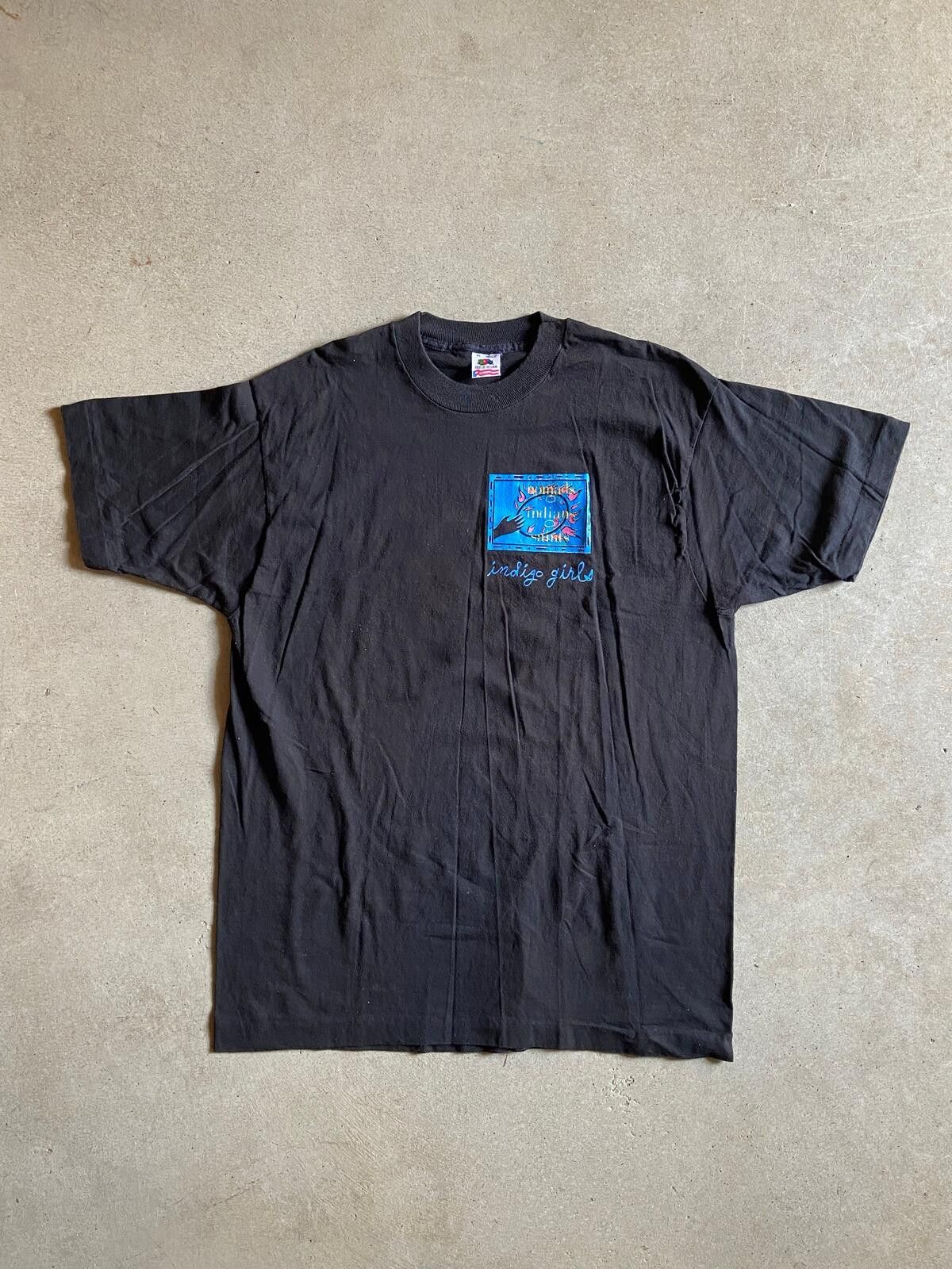 Fruit Of The Loom VTG Indigo Girls "Nomads Indians Saints" Tee Sz XL Size US XL / EU 56 / 4 - 2 Thumbnail