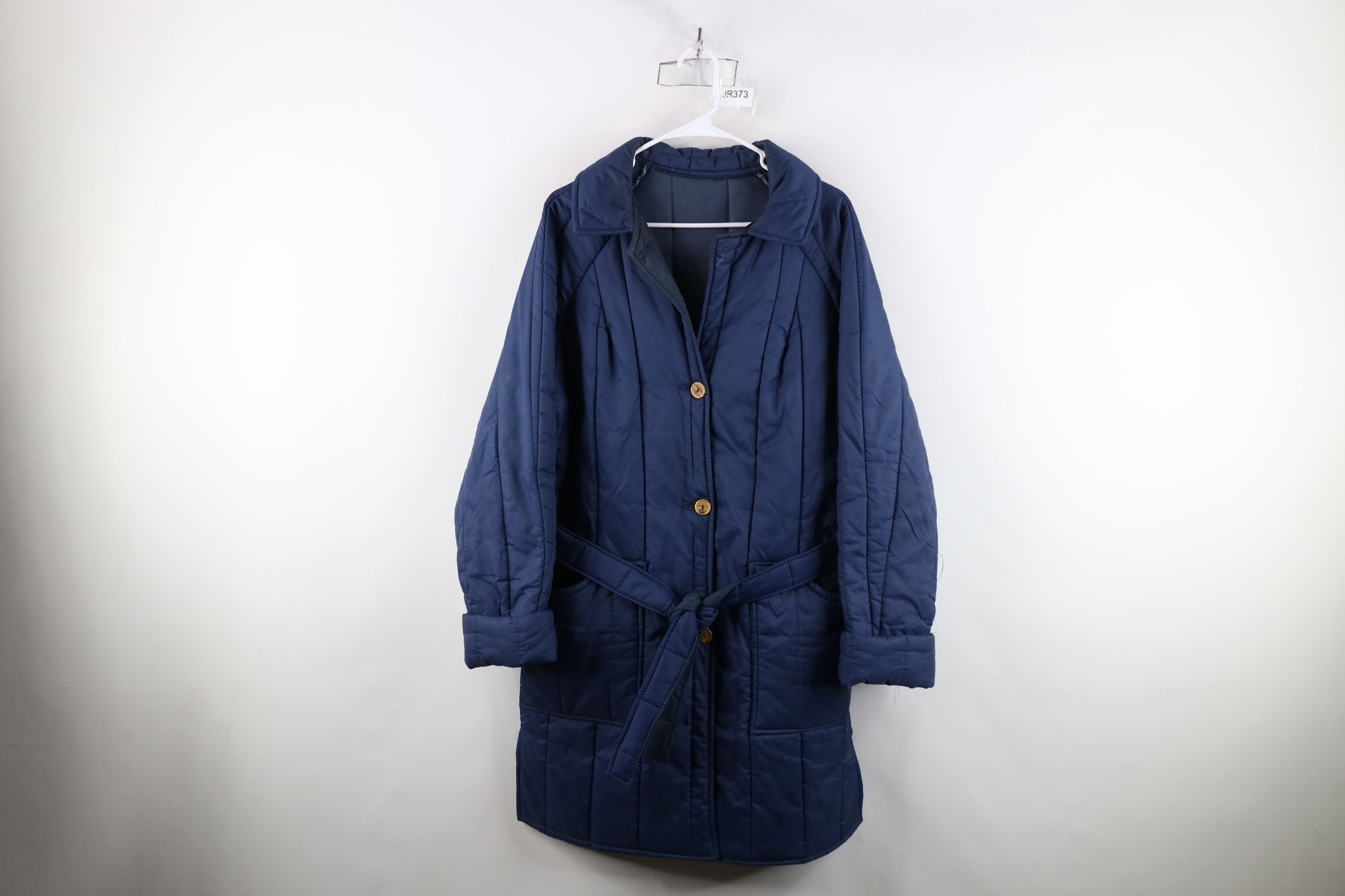 Vintage Vintage 70s Streetwear Belted Insulated Trench Coat Jacket Size XL / US 12-14 / IT 48-50 - 1 Thumbnail