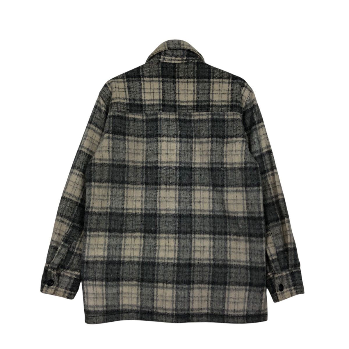 Japanese Brand 📌Vintage Wool Jacket Flannel Spade Mashie Tartan Design Size US L / EU 52-54 / 3 - 9 Thumbnail