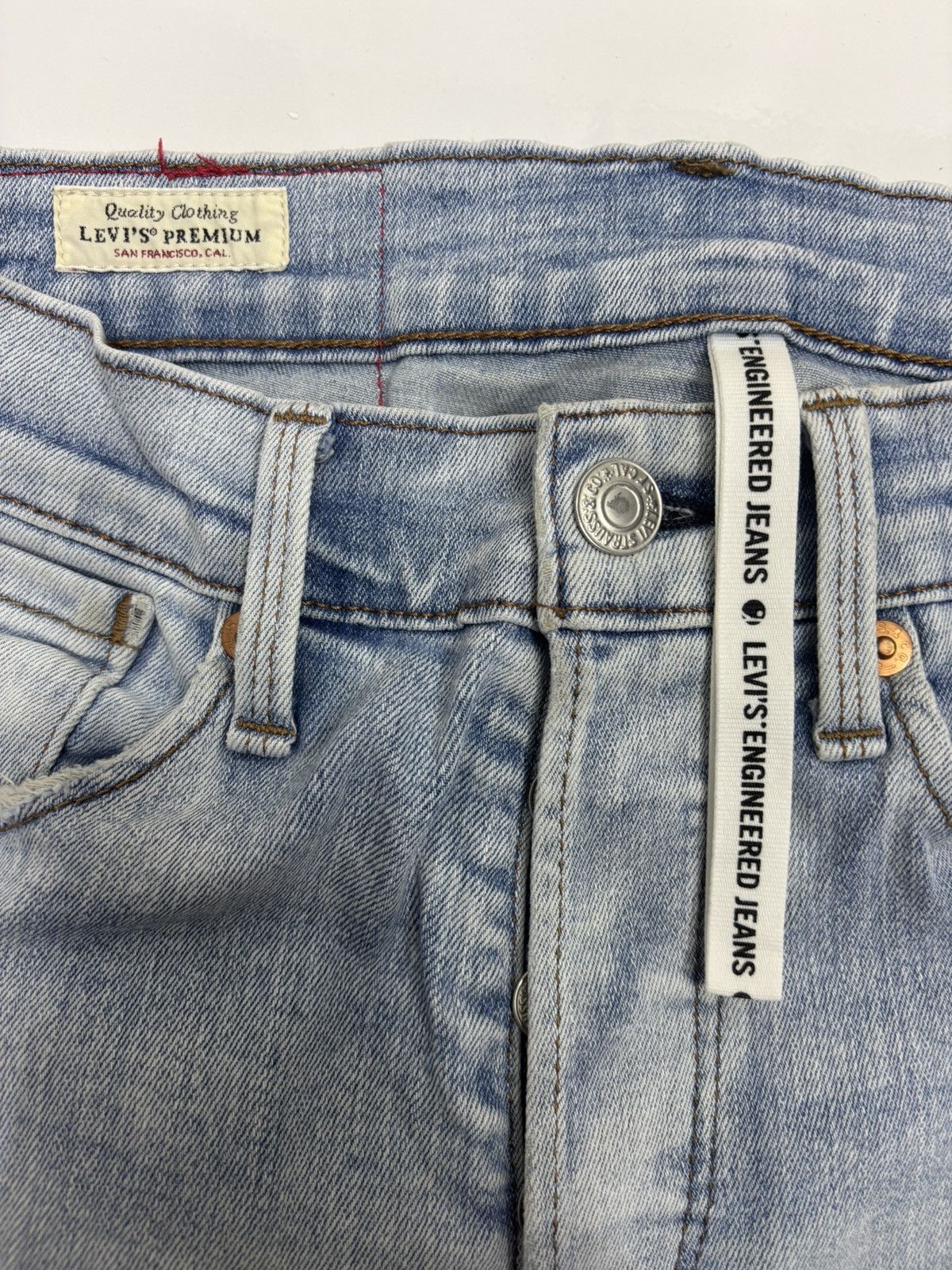 Engineered Garments × Levi's 🔥Levi’s Engineered STONE WASH Faded Distress Denim Jeans Size 28" / US 6 / IT 42 - 9 Thumbnail