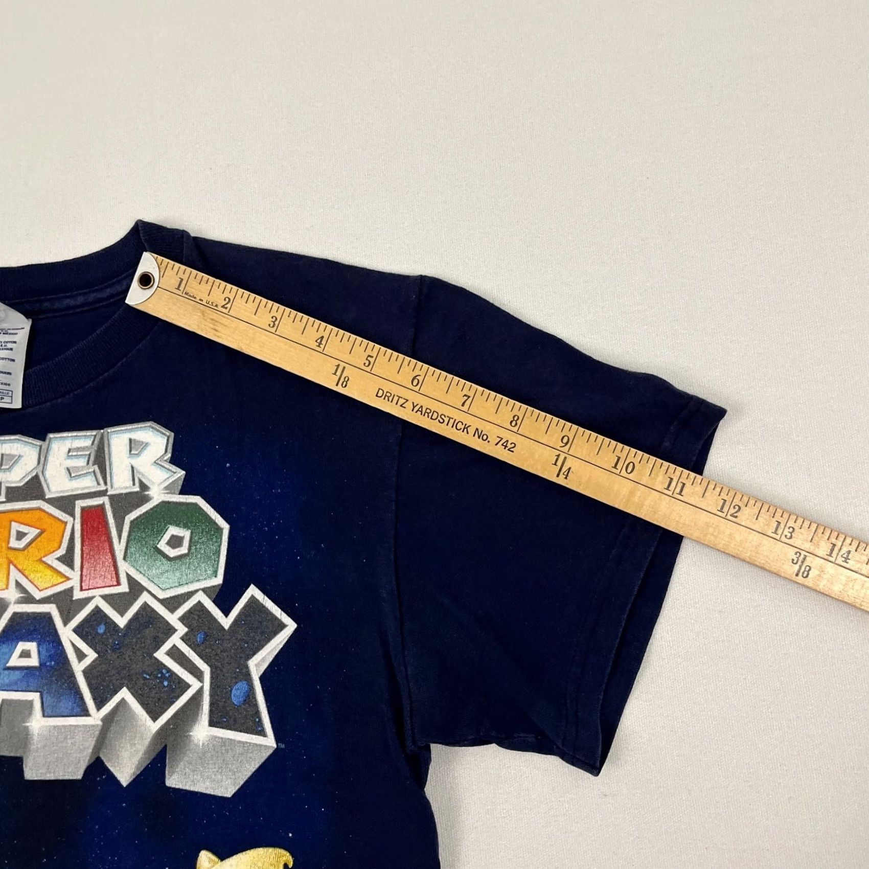 Delta New title: 2007 Super Mario Galaxy Shirt Men S Blue Nintendo Wii Video Game Promo Graphic Size US S / EU 44-46 / 1 - 7 Thumbnail