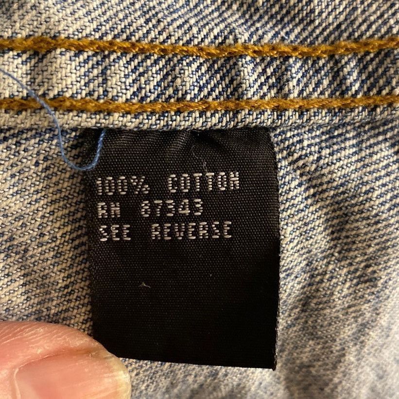 Other Vintage Y2K Oversized Denim Jacket Light Wash Short Wave Size US L / EU 52-54 / 3 - 4 Thumbnail