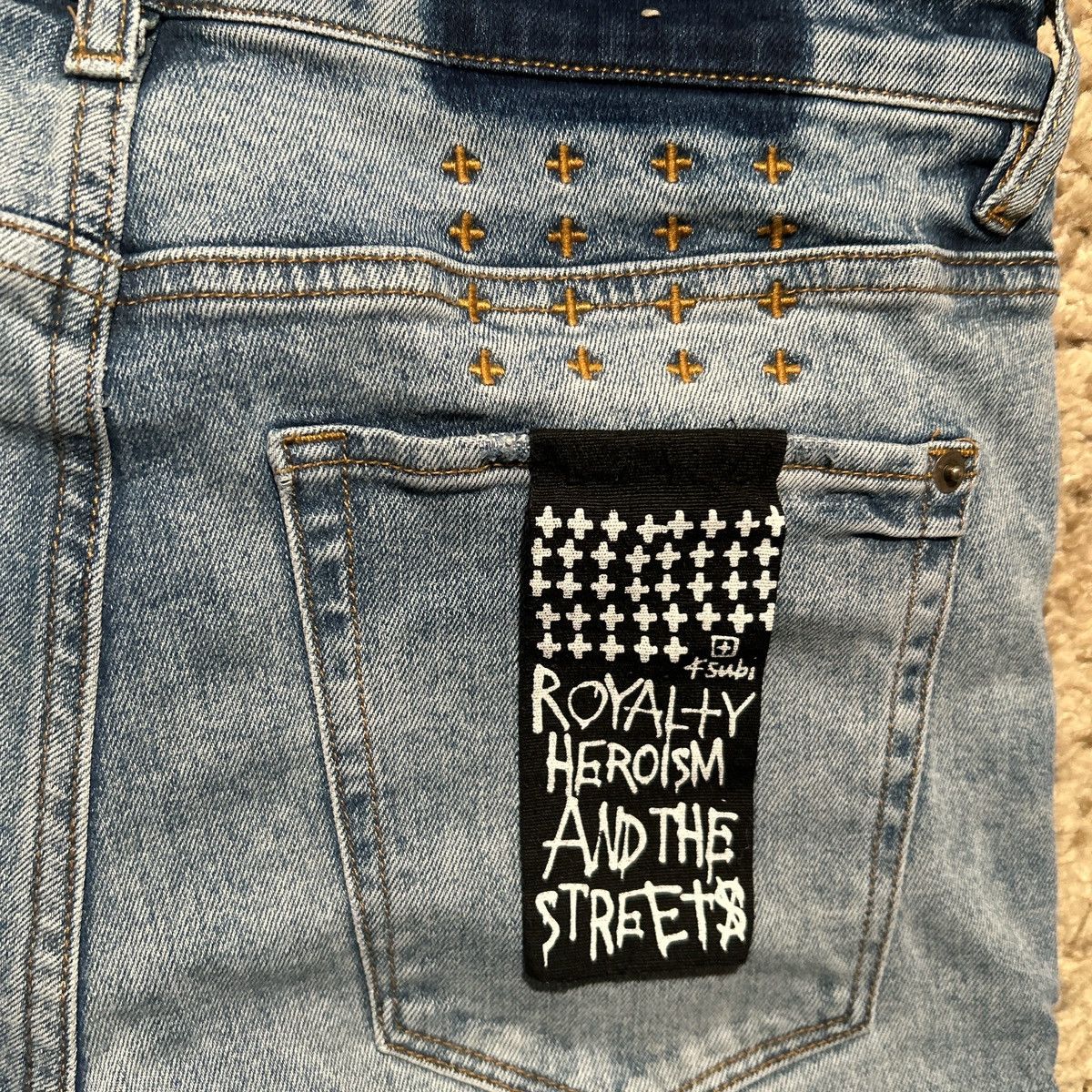 Ksubi Ksubi Van Wrinkle Jeans ‘Sky High Metallic Size US 31 - 4 Thumbnail