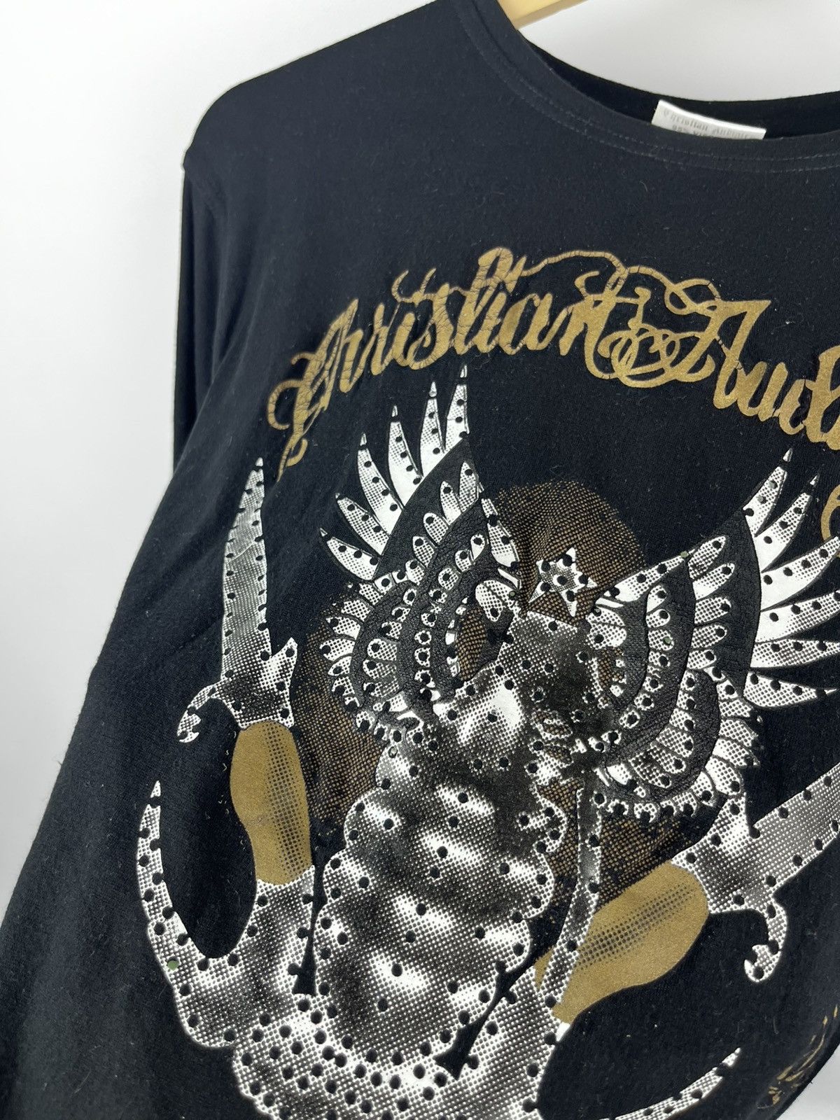 Ed Hardy Christian Audigier Thermal Shirt Mens Large Celebrate Life Size US XL / EU 56 / 4 - 8 Thumbnail
