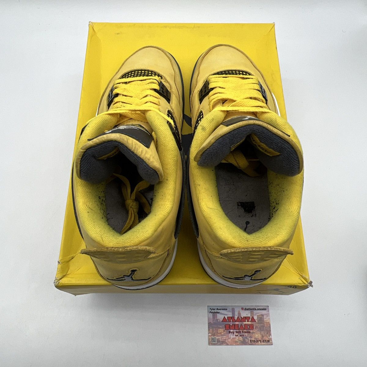 Jordan Brand Air Jordan 4 lightning Size US 11.5 / EU 44-45 - 7 Thumbnail