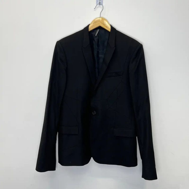 Dior Dior Men's Black Wool Blazer Jacket 0089 Size US L / EU 52-54 / 3 - 1 Thumbnail