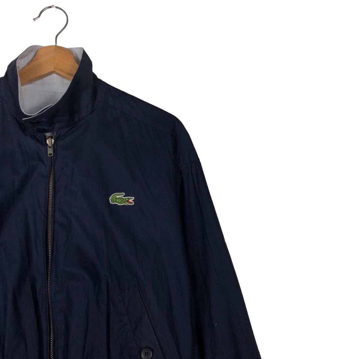 Japanese Brand 🔥Vintage Reversible Bomber Jacket Chemise Lacoste Big Logo Size US M / EU 48-50 / 2 - 6 Thumbnail