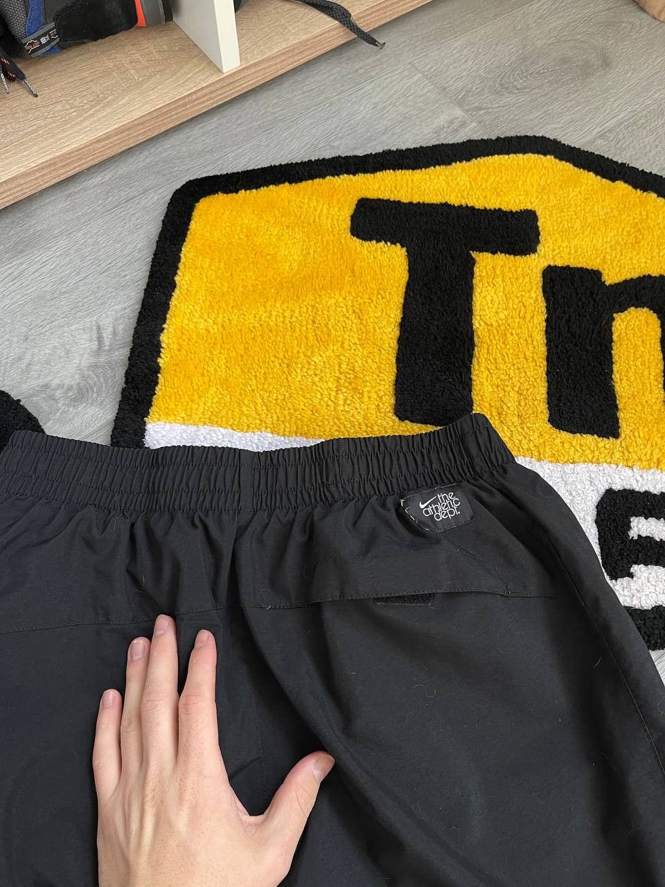 Nike × Streetwear × Vintage Vintage Nike Nylon Black Sweatpants Drill Y2K ACG TN Size US 32 / EU 48 - 11 Thumbnail