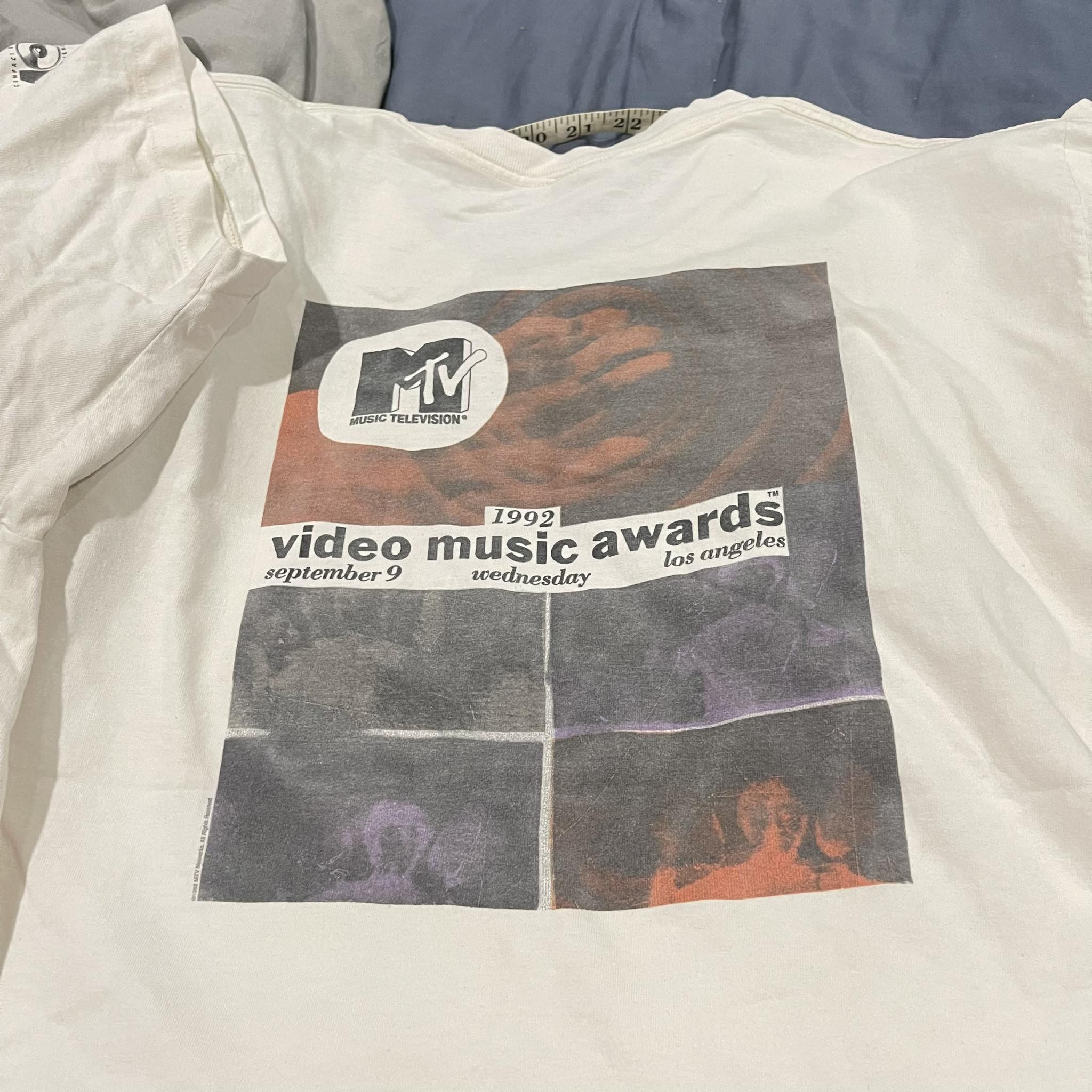 Mtv Vintage 1992 MTV Video Music Awards T-Shirt Size US XL / EU 56 / 4 - 2 Thumbnail