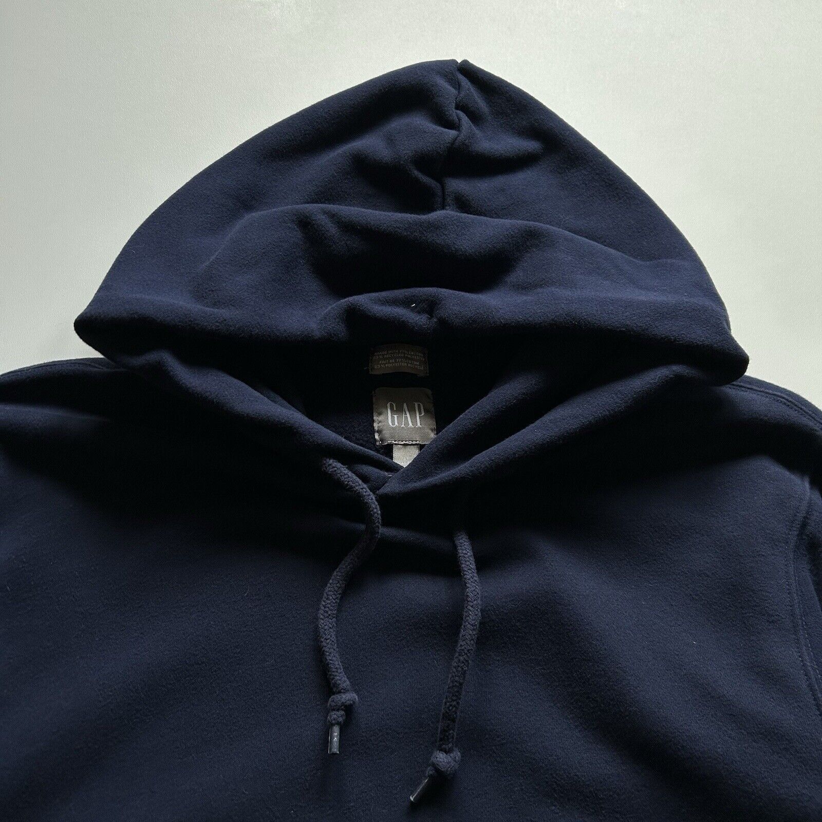 Gap Vintage Y2K GAP Blank Navy Blue Hoodie Sweatshirt Small Rare Size US S / EU 44-46 / 1 - 2 Thumbnail
