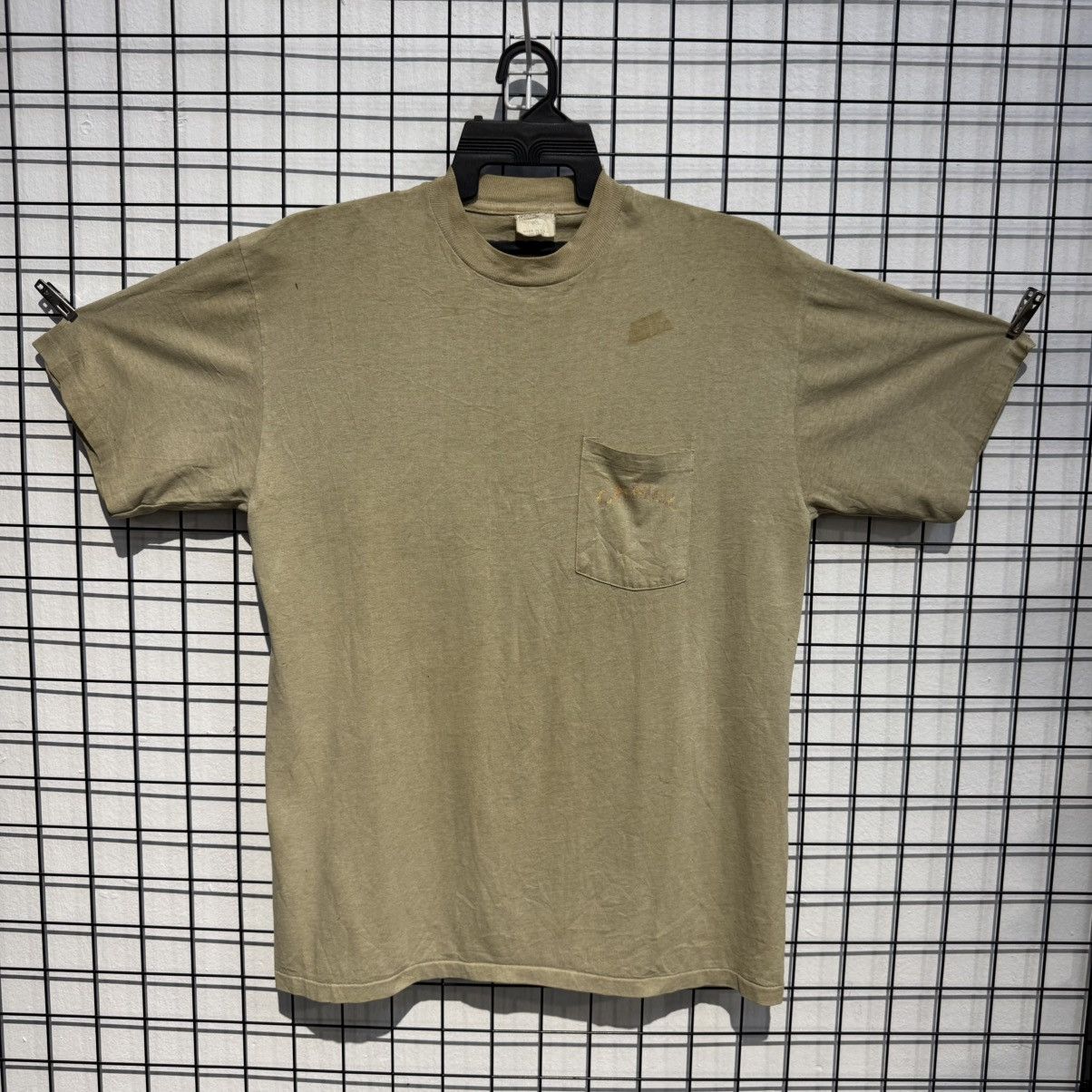 VINTAGE 1992 Camel Cigarettes Military camo Pocket Tee