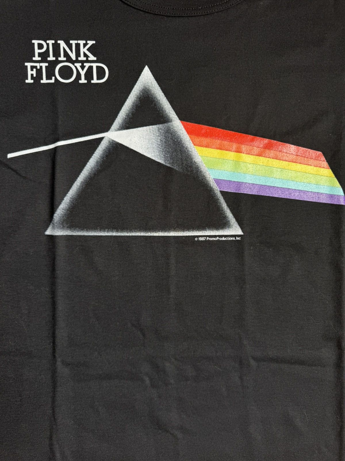 Vintage Rare Vintage Pink Floyd 80s Dark Side Band Tee Single Stitch Size US L / EU 52-54 / 3 - 3 Thumbnail