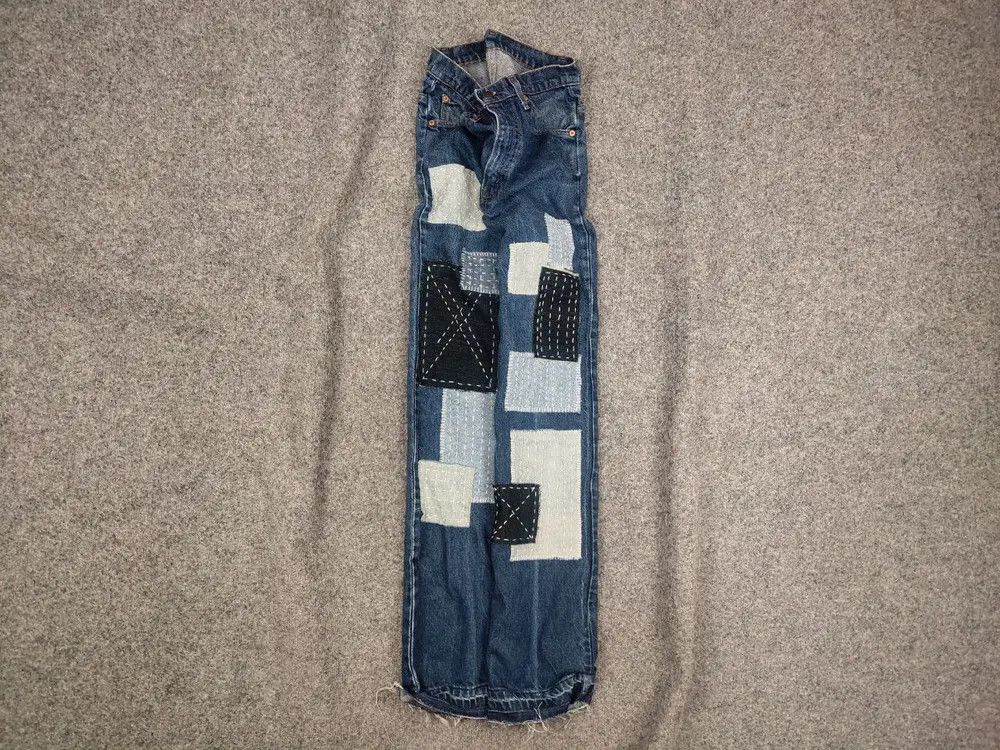 Vintage 90's levis 517 Sashiko Japan Patchwork Denim Jeans