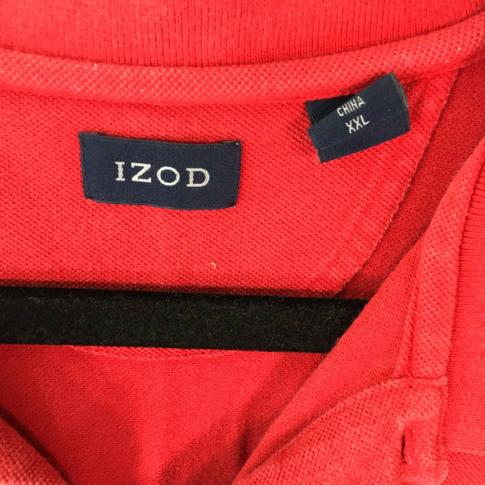 Izod Izod Mens Polo T-Shirt Red XXL Short Sleeve Stretch Casual Button Down Shirt ReguLar 27 in Chest Size US XXL / EU 58 / 5 - 4 Thumbnail
