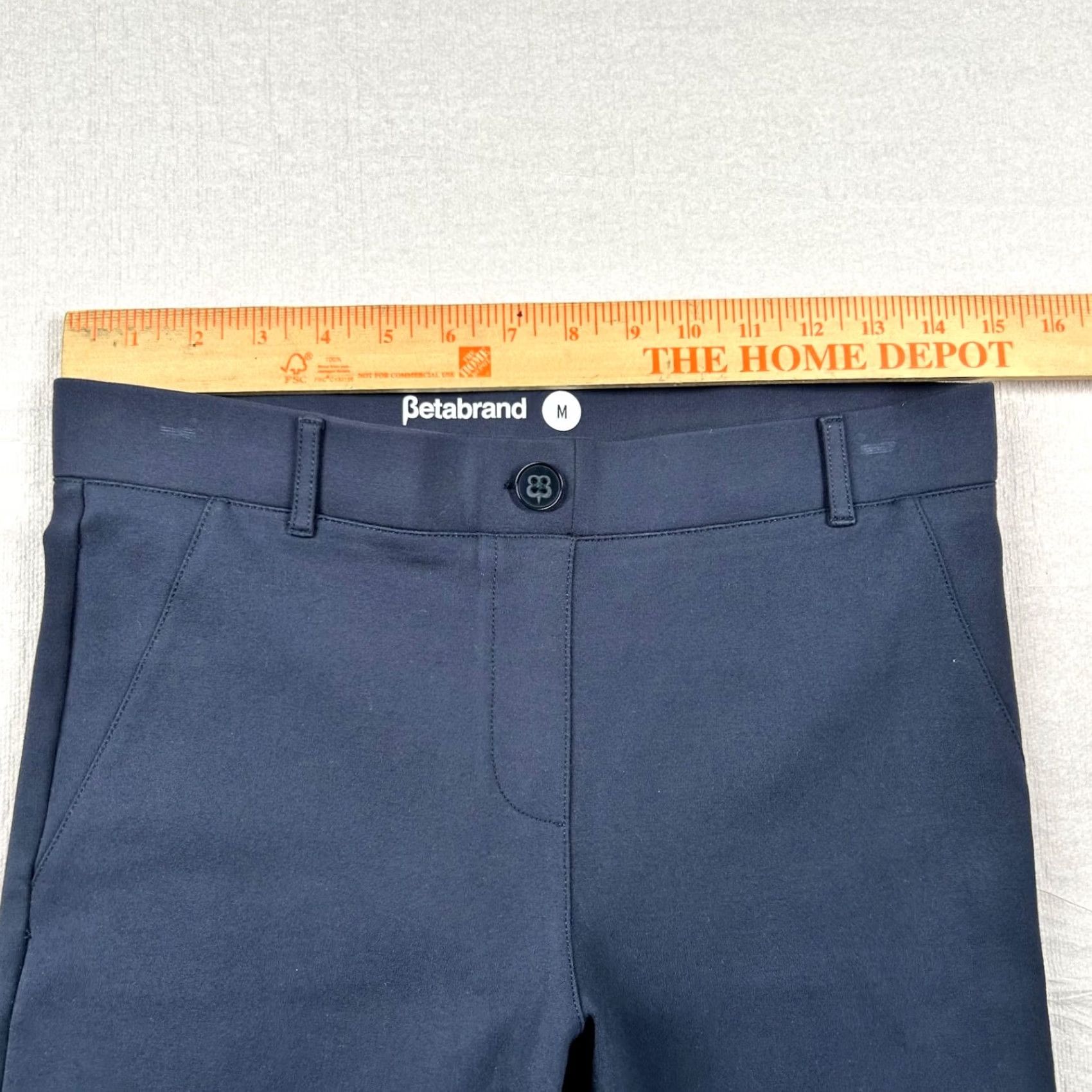 Vintage Betabrand Dress Womens M Pants Pant Yoga DPYP Navy Stretch Straight Pull Size 32" / US 10 / IT 46 - 5 Thumbnail