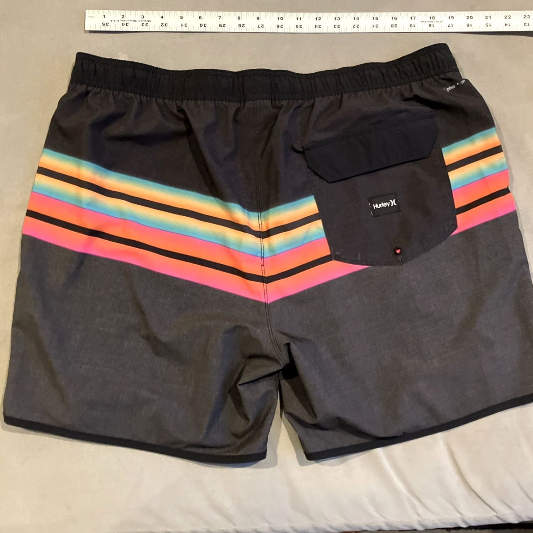 Hurley Hurley Board Shorts Bathing Suit Men's XXL Unlined Pockets Awesome Size US 39 - 5 Thumbnail