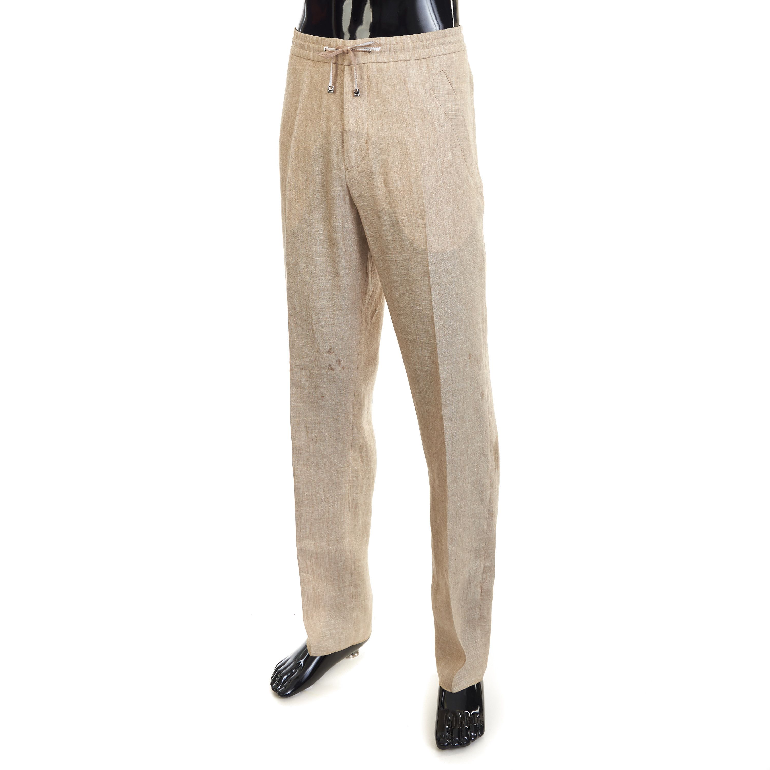 Other Brett Johnson Silk, Wool & Linen Casual Pants Size US 30 / EU 46 - 2 Thumbnail