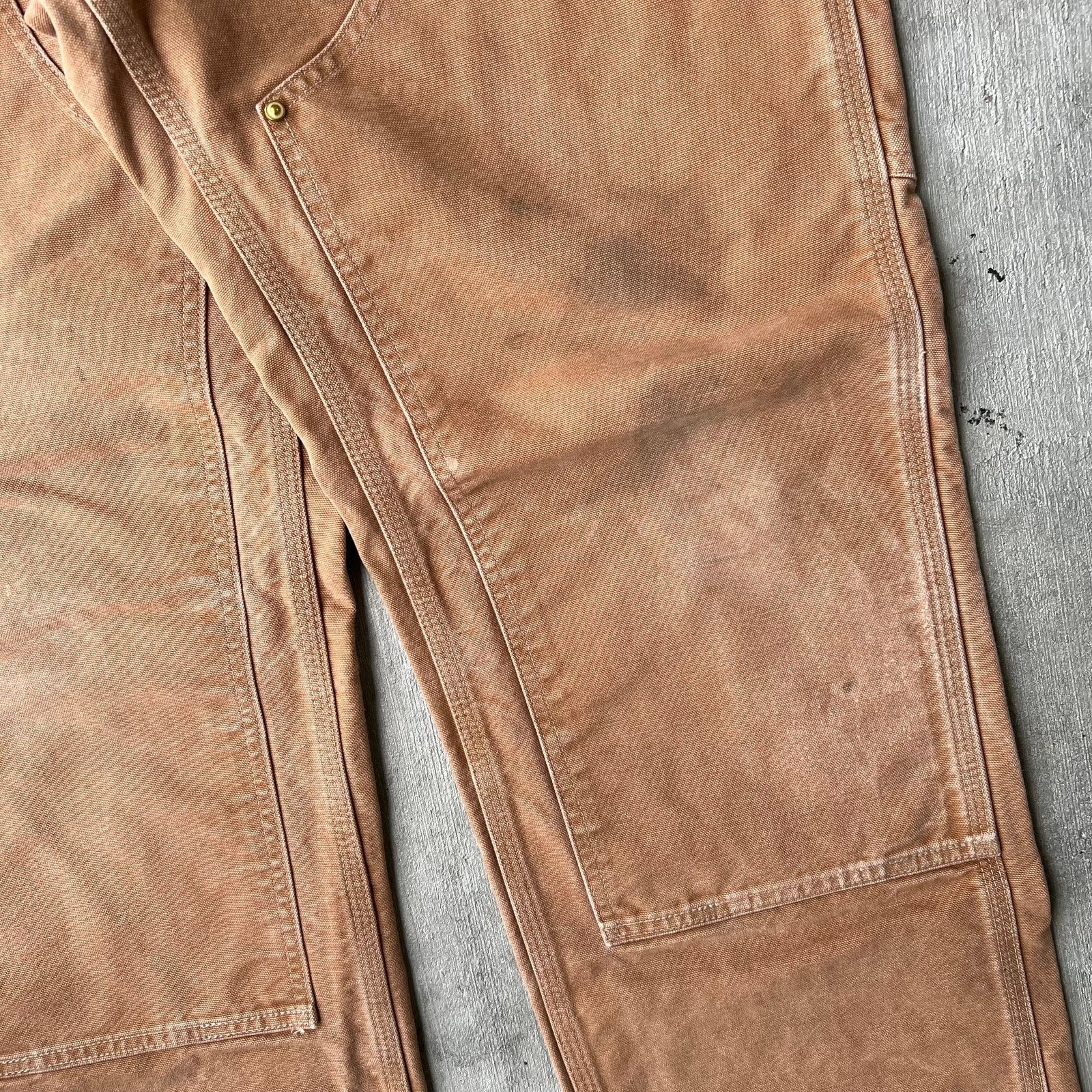 Carhartt × Vintage Carhartt brown double knee work wear carpenter pants Size US 31 - 9 Thumbnail