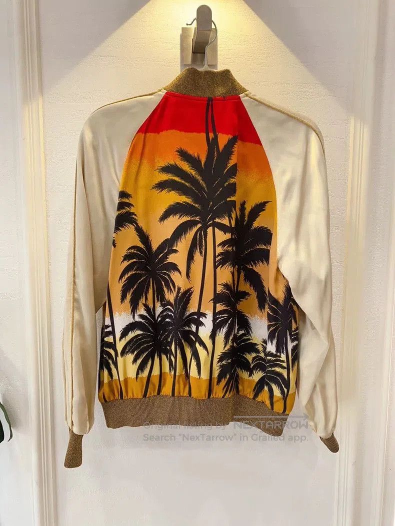 Saint Laurent Paris Saint Laurent Palm Tree Bomber Jacket. Size US S / EU 44-46 / 1 - 2 Thumbnail