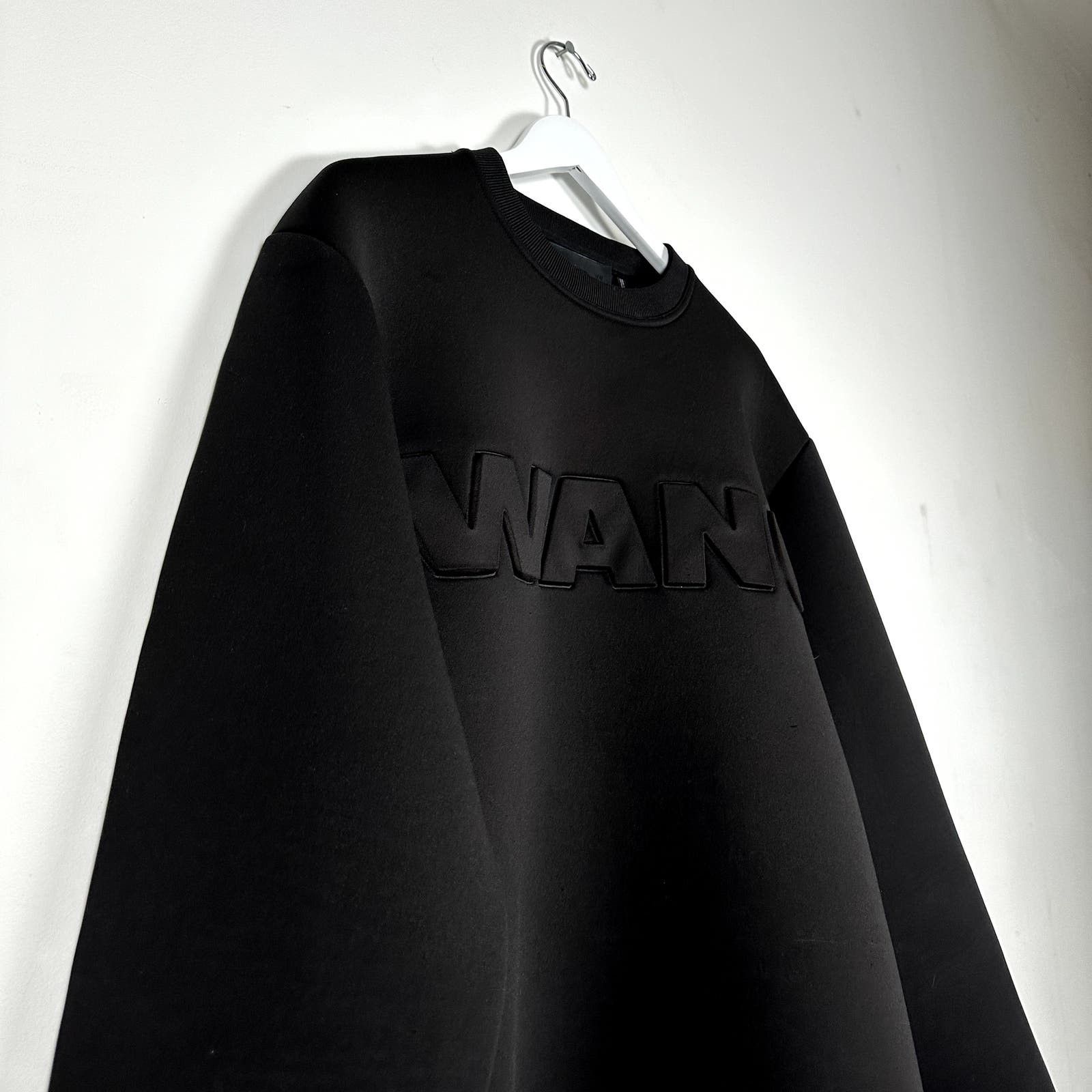 image of Alexander Wang X H&m Black 'scuba' Pullover Sweater, Men's (Size Large)