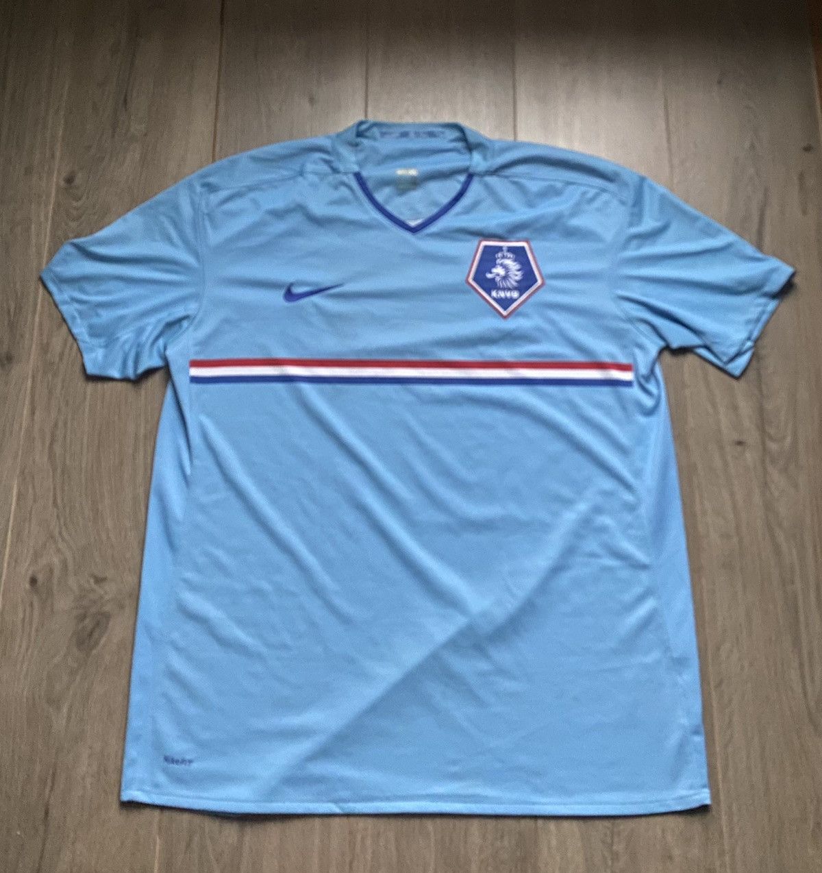 Nike Vintage Nike Nederland KNVB Soccer Jersey T-Shirt Size US XL / EU 56 / 4 - 1 Thumbnail
