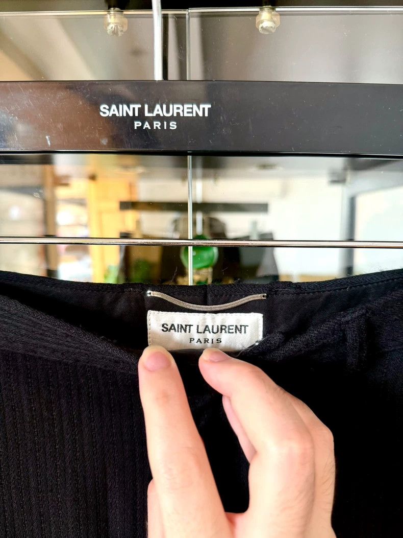 Saint Laurent Paris Saint laurent paris size US 46 22fw poster black embossed Size US 30 / EU 46 - 3 Thumbnail