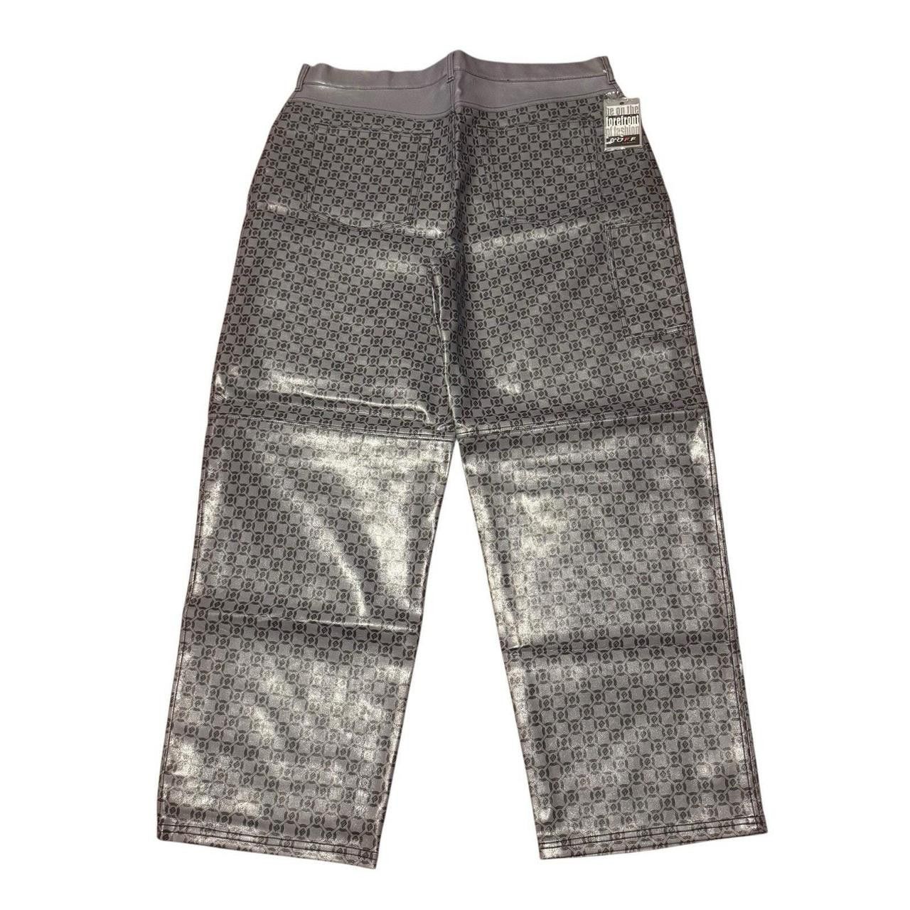 Other BOFF Men's Silver and Black Trousers Size US 40 / EU 56 - 2 Thumbnail