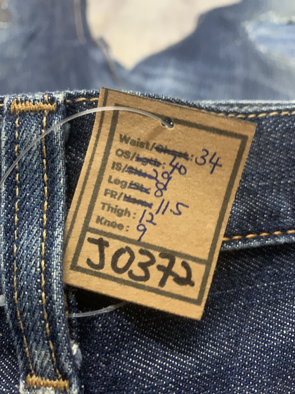 Japanese Brand Edwin Made In Japan Patchwork Jeans Size US 34 / EU 50 - 15 Thumbnail
