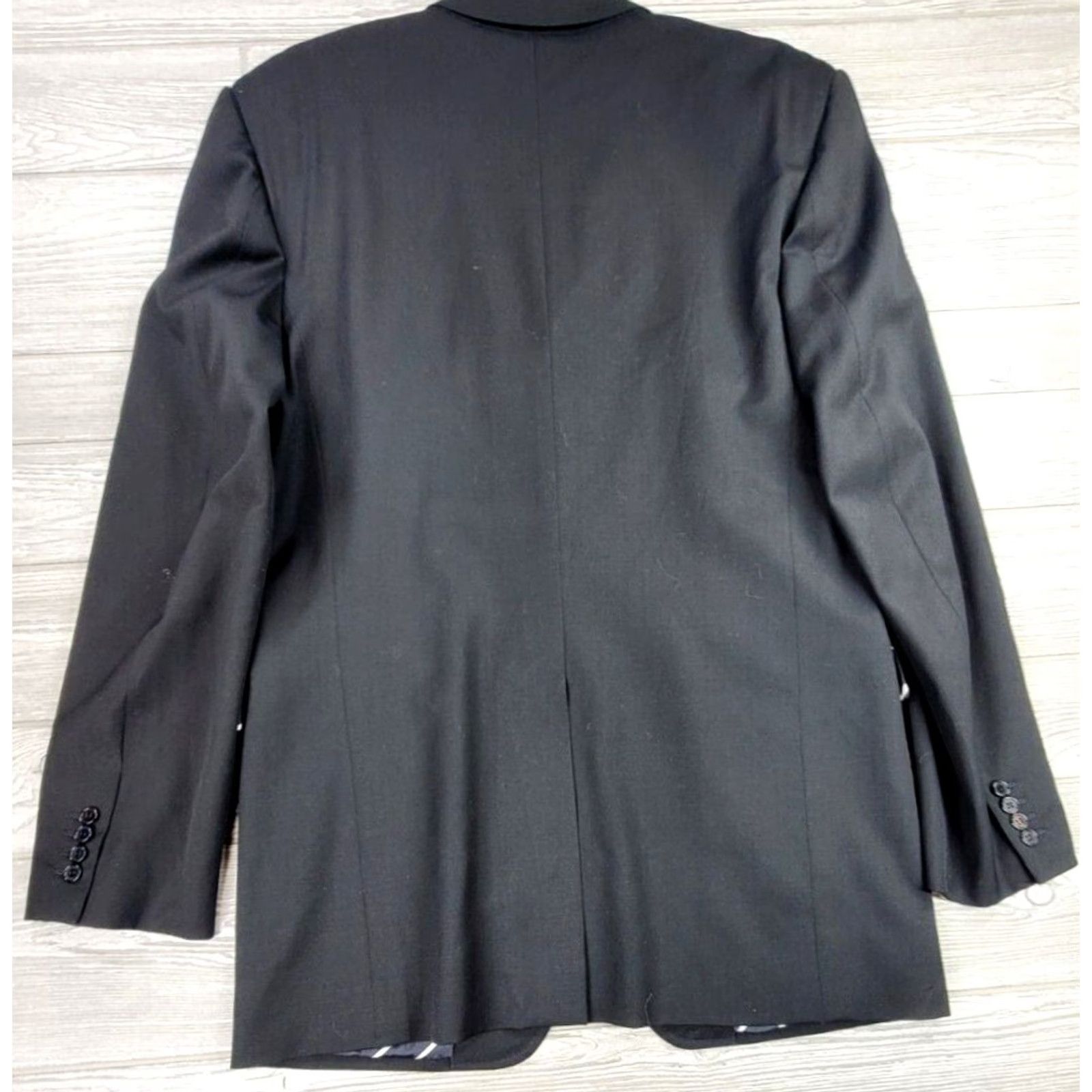 Dolce & Gabbana Dolce&Gabbana Blazer Jacket Black EU 52L US 40L Single-Breasted 3 Button Men Size 52R - 7 Thumbnail