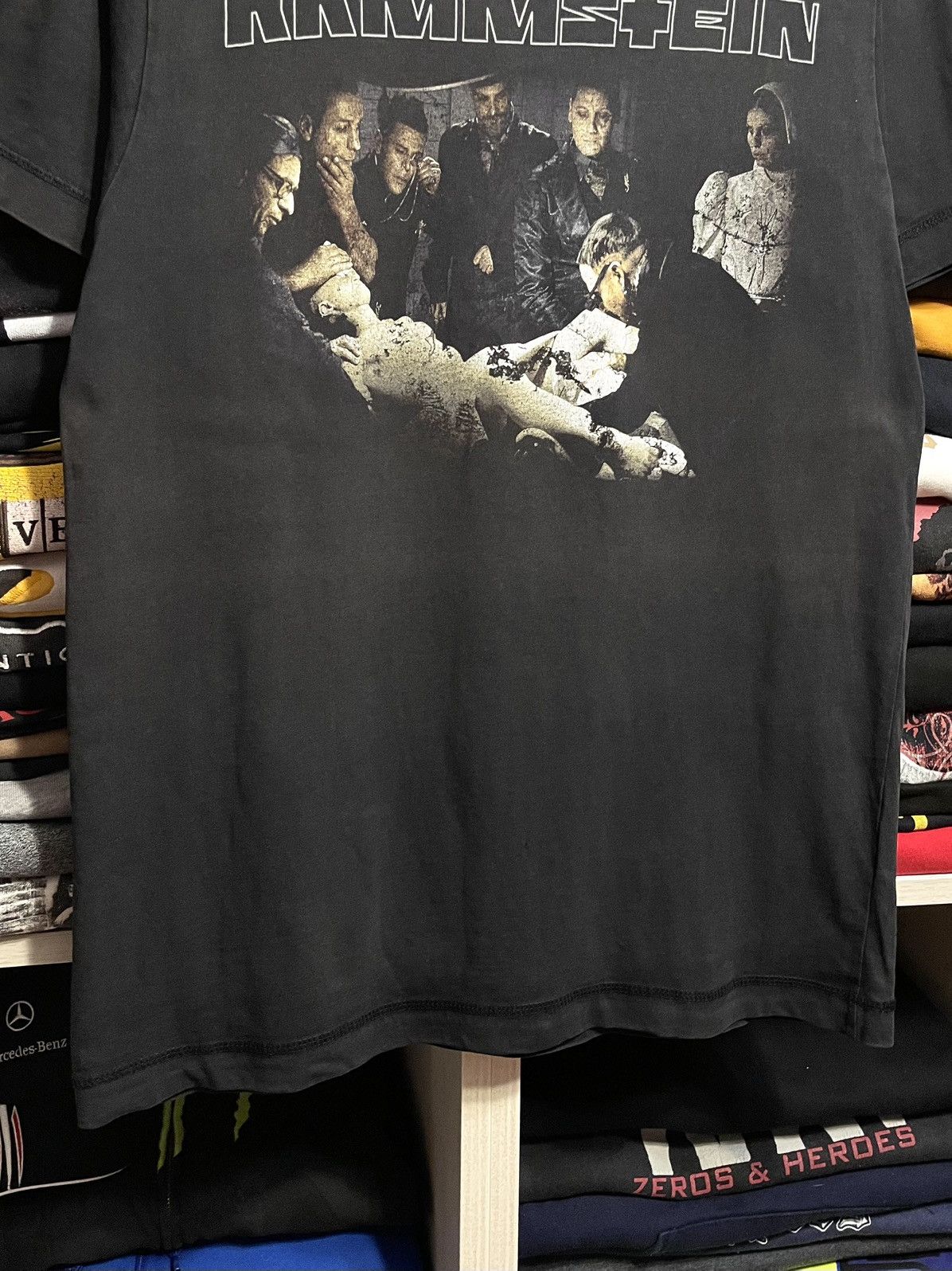 Band Tees Vintage Y2K Rammstein Metal Rock Band T-Shirt Nice Faded Size US M / EU 48-50 / 2 - 6 Thumbnail