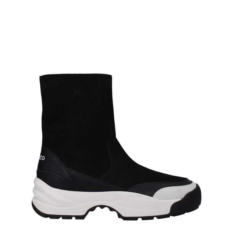 ob1o1e0524 Ankle Boots in Black/White