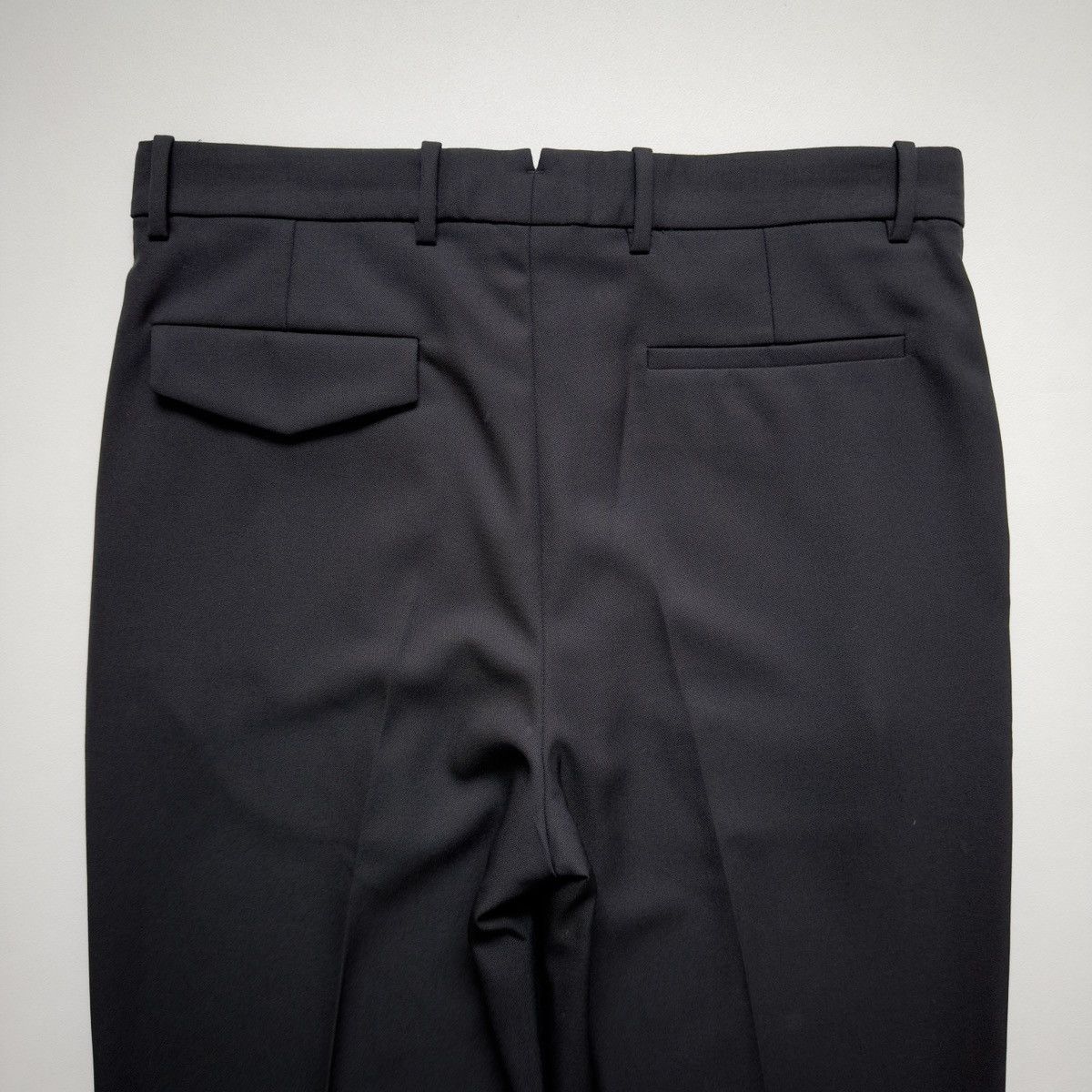 Ann Demeulemeester ‘Stanis’ Black Wool Wide Leg Pants Size US 34 / EU 50 - 14 Thumbnail