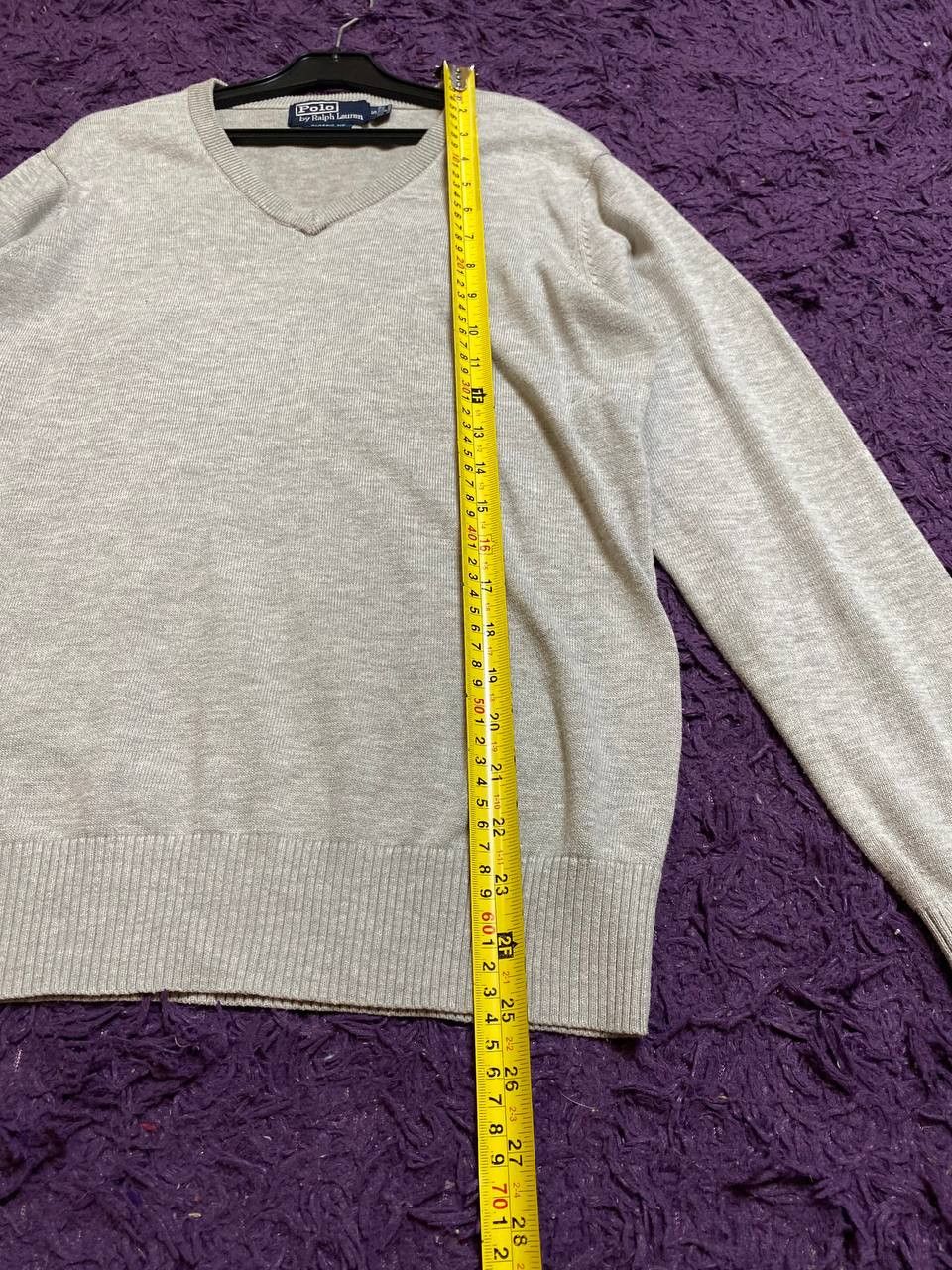 Polo Ralph Lauren Vintage gray Sweaters Polo Ralph Lauren logo crazy Y2K Size US S / EU 44-46 / 1 - 14 Thumbnail