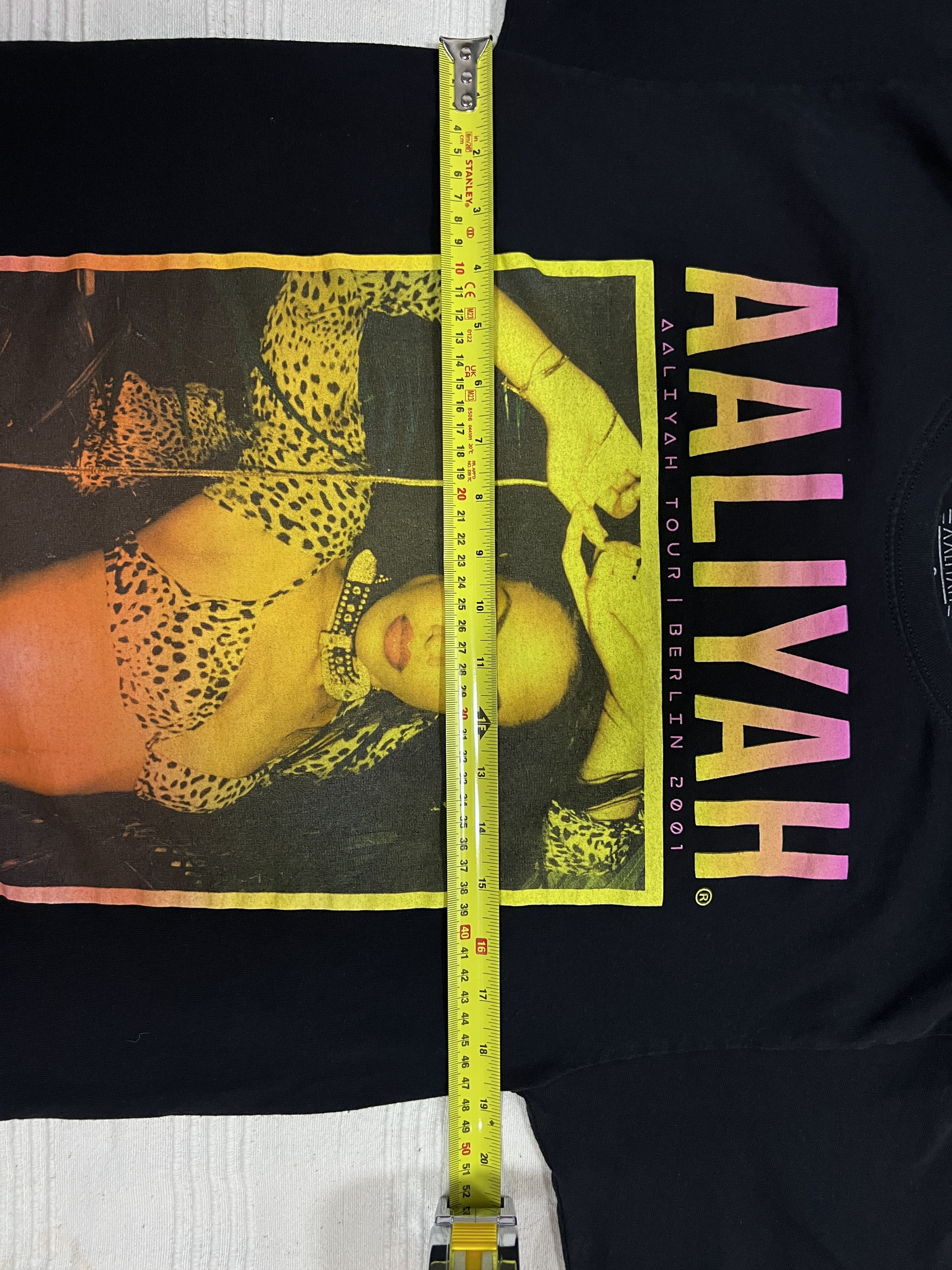 Band Tees AALIYAH TOUR BERLIN 2001 Size US S / EU 44-46 / 1 - 4 Thumbnail