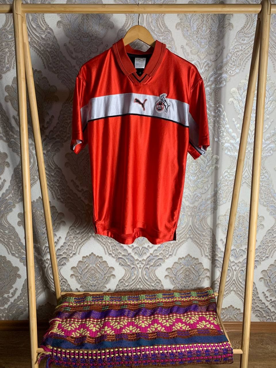 Puma Vintage Puma FC Koln Germany Retro Soccer Jersey Y2K 90s Size US S / EU 44-46 / 1 - 1 Thumbnail