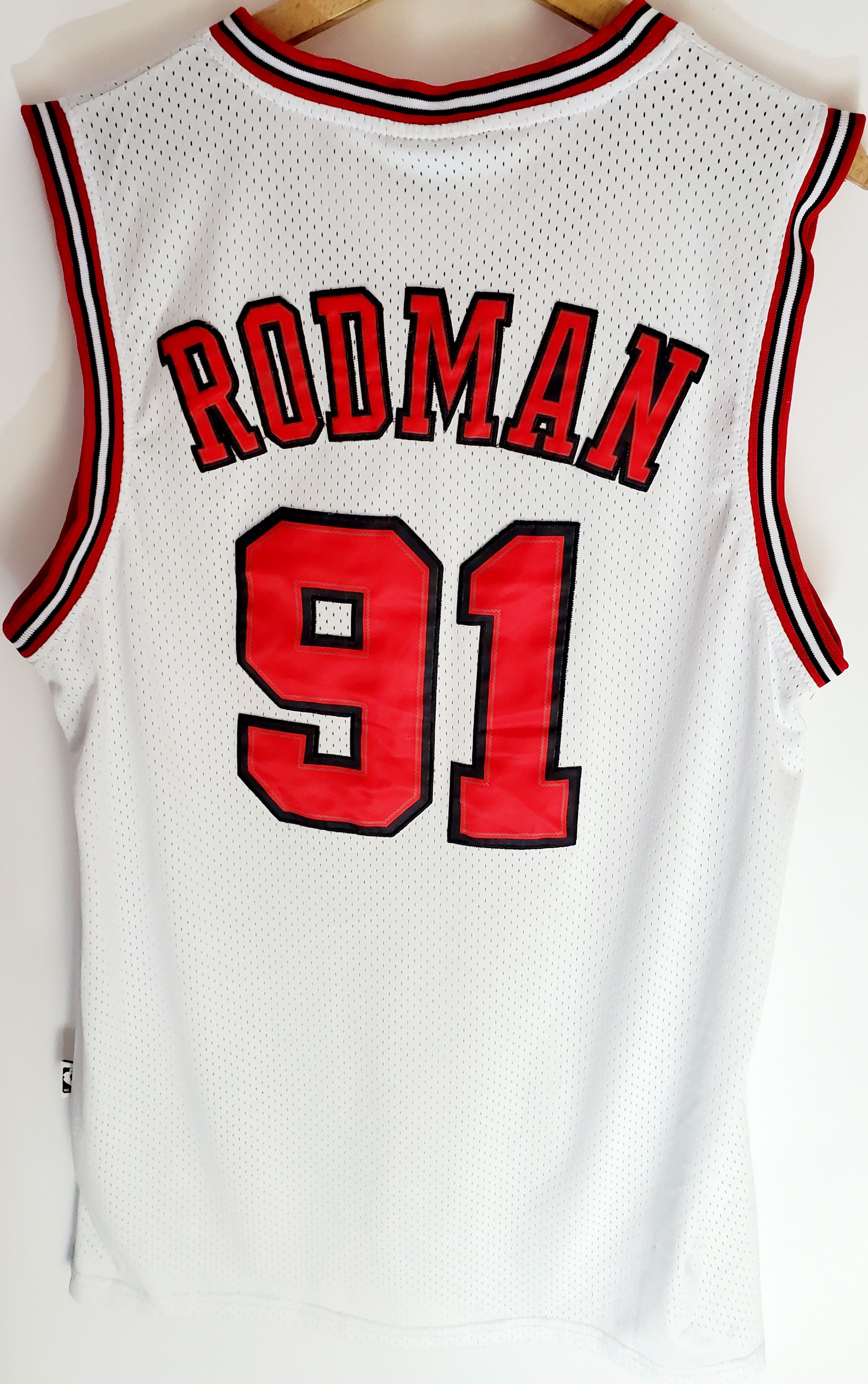 Jeremy Scott × NBA × Vintage Vintage 90s Rodman Hardwood Classics #91 NBA Jersey L Size US L / EU 52-54 / 3 - 1 Thumbnail