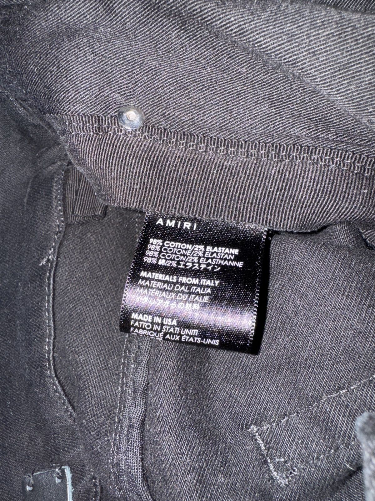 Amiri Amiri Black Striped Jeans Size US 28 / EU 44 - 9 Thumbnail