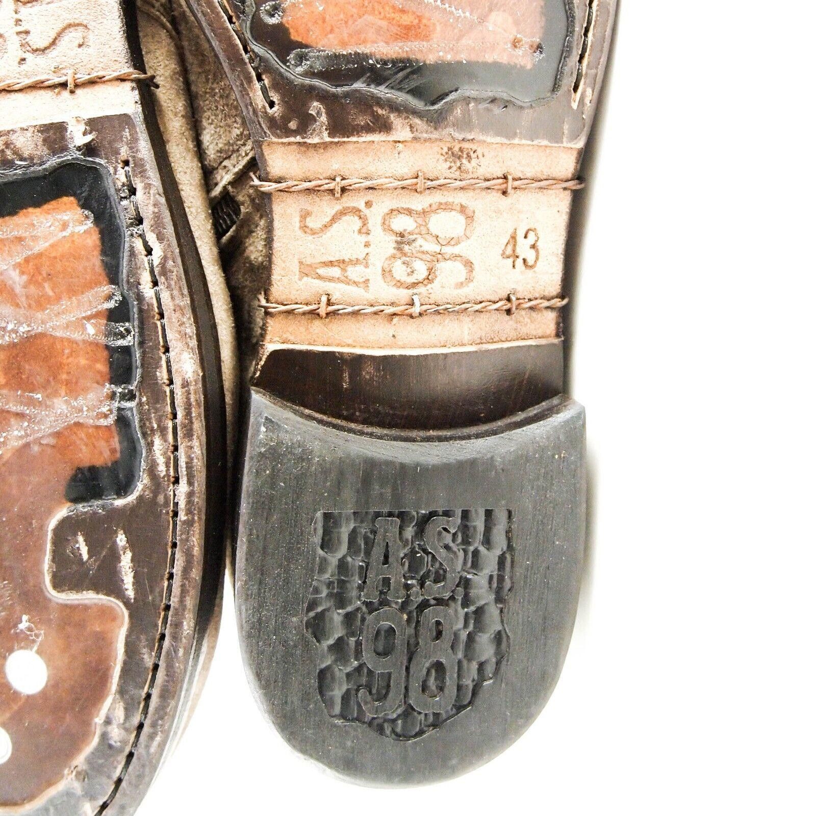Designer AS98 Combat Boots Brown Suede Size US 10.5 EU 43.5 Size US 10.5 / EU 43-44 - 7 Thumbnail