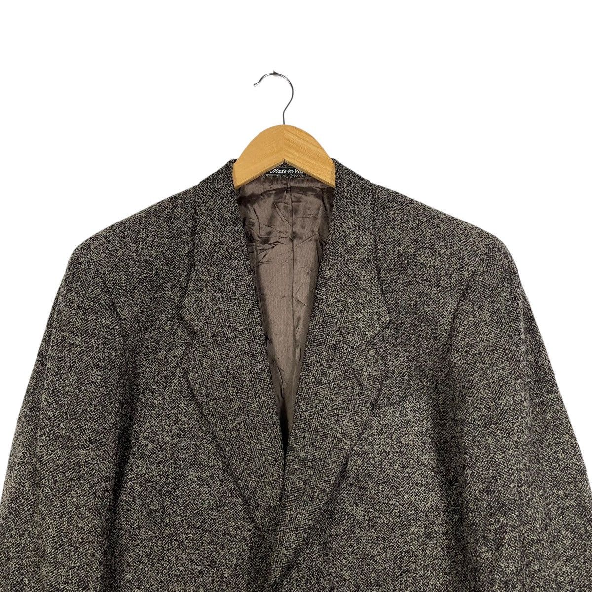 Giorgio Armani Vintage GIORGIO ARMANI Le Collezioni Wool Tweed Blazer Size 40R - 2 Thumbnail
