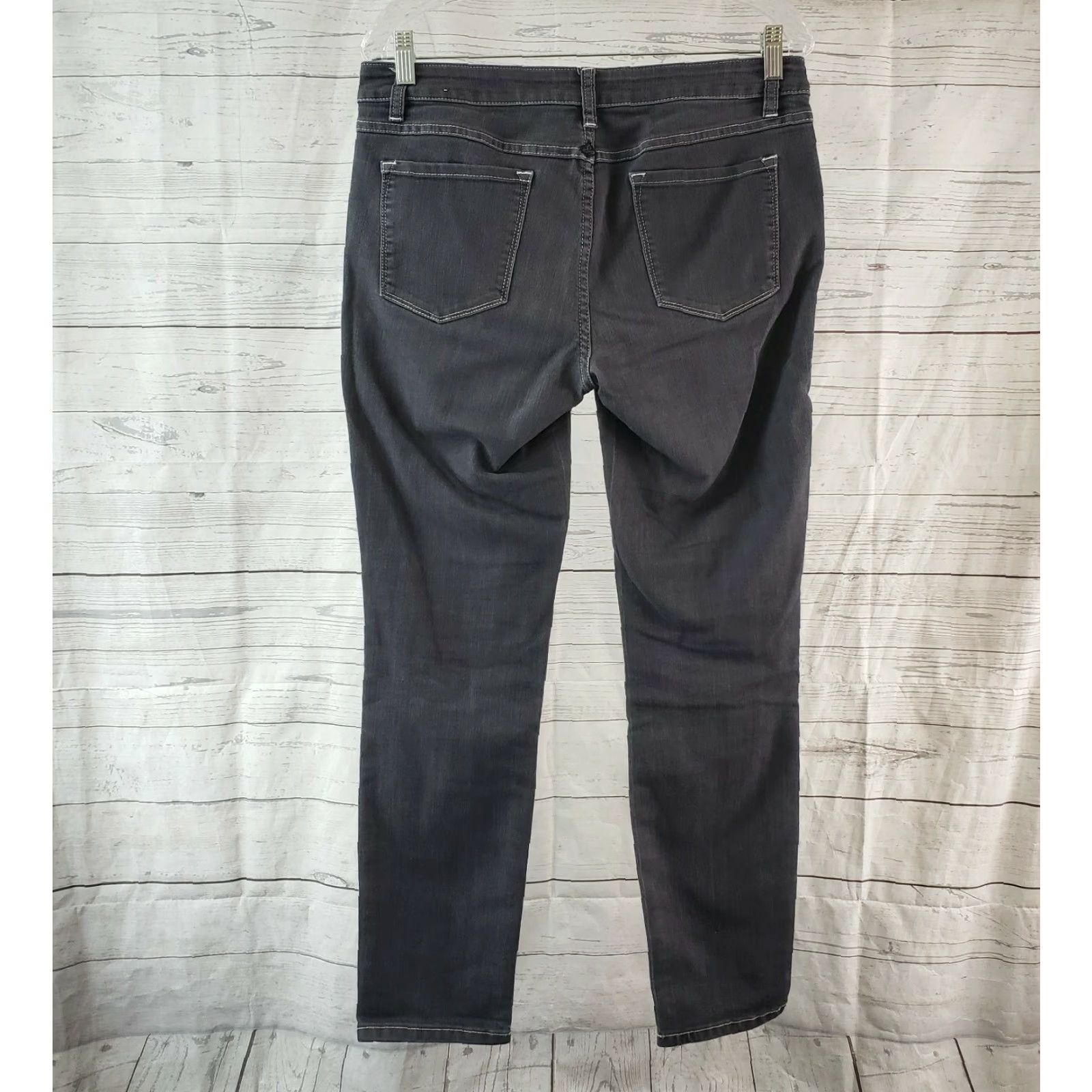 Prana Prana Womens Skinny Jeans Sz 8 Gray Mid Rise Jeans Size 30" / US 8 / IT 44 - 3 Thumbnail