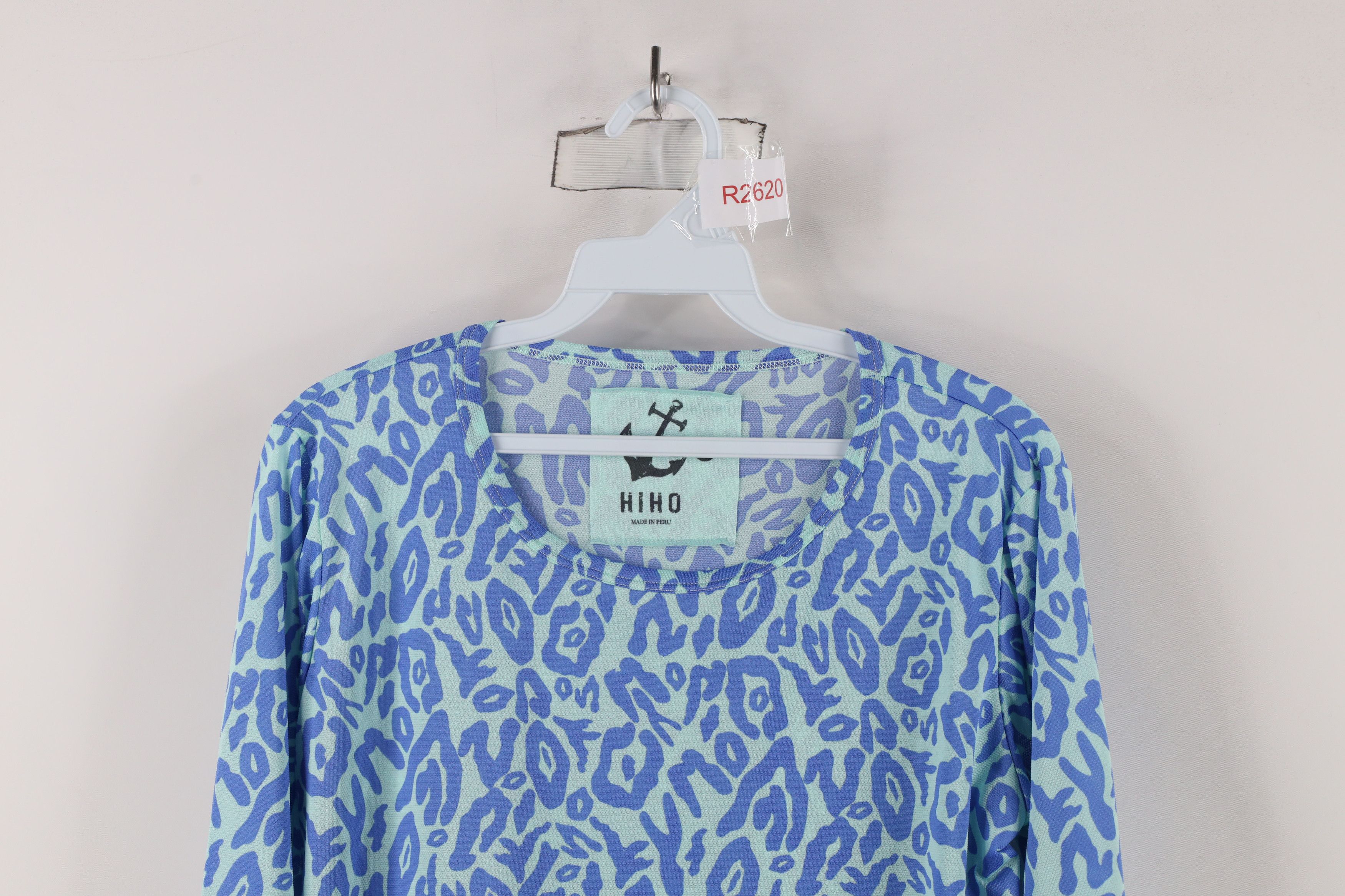 Vintage HiHo Lightweight Knit Long Sleeve Beach T-Shirt Polyester Size L / US 10 / IT 46 - 2 Thumbnail