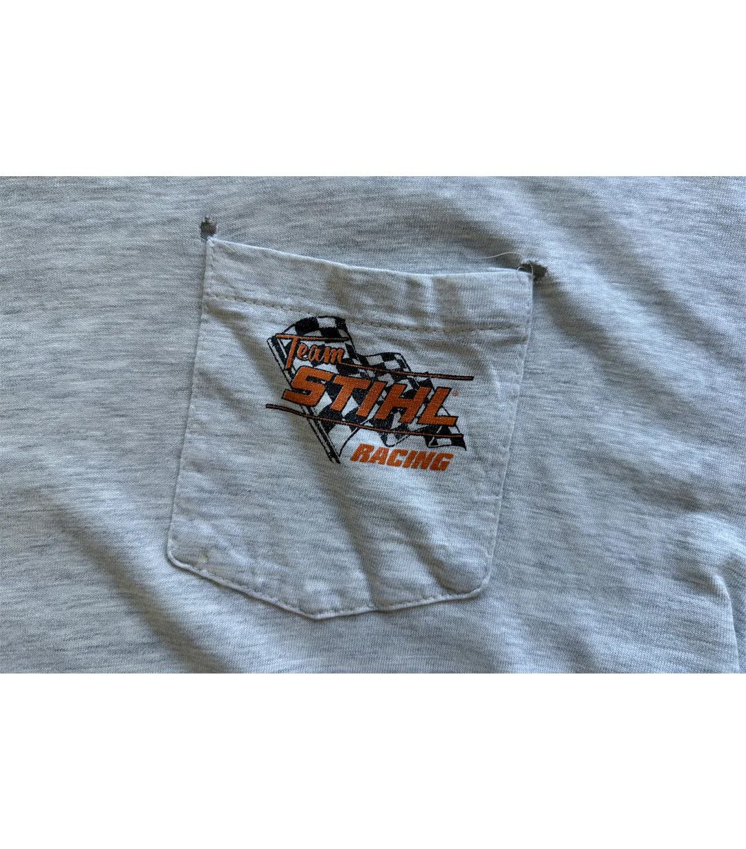 Vintage 90's Vintage Stihl Racing T-Shirt Size US XL / EU 56 / 4 - 3 Thumbnail