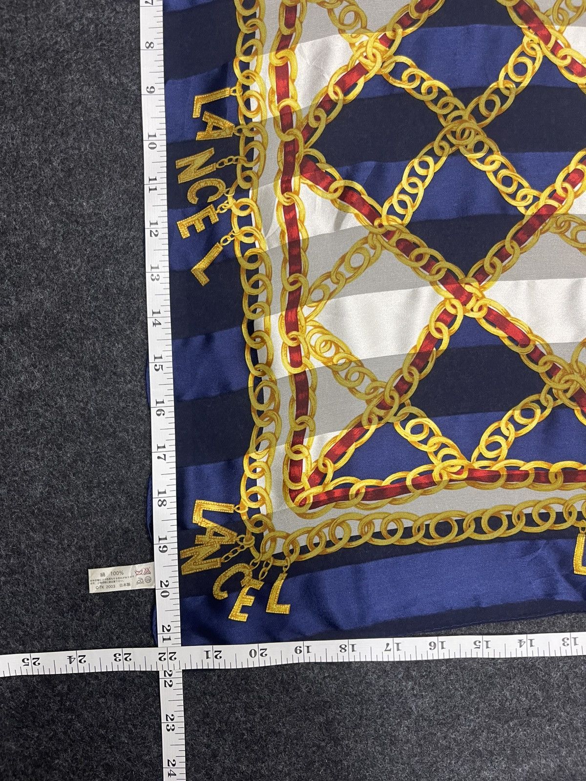 Lancel Vintage Lancel Paris Silk Scarf / Pocket Square Size ONE SIZE - 4 Thumbnail