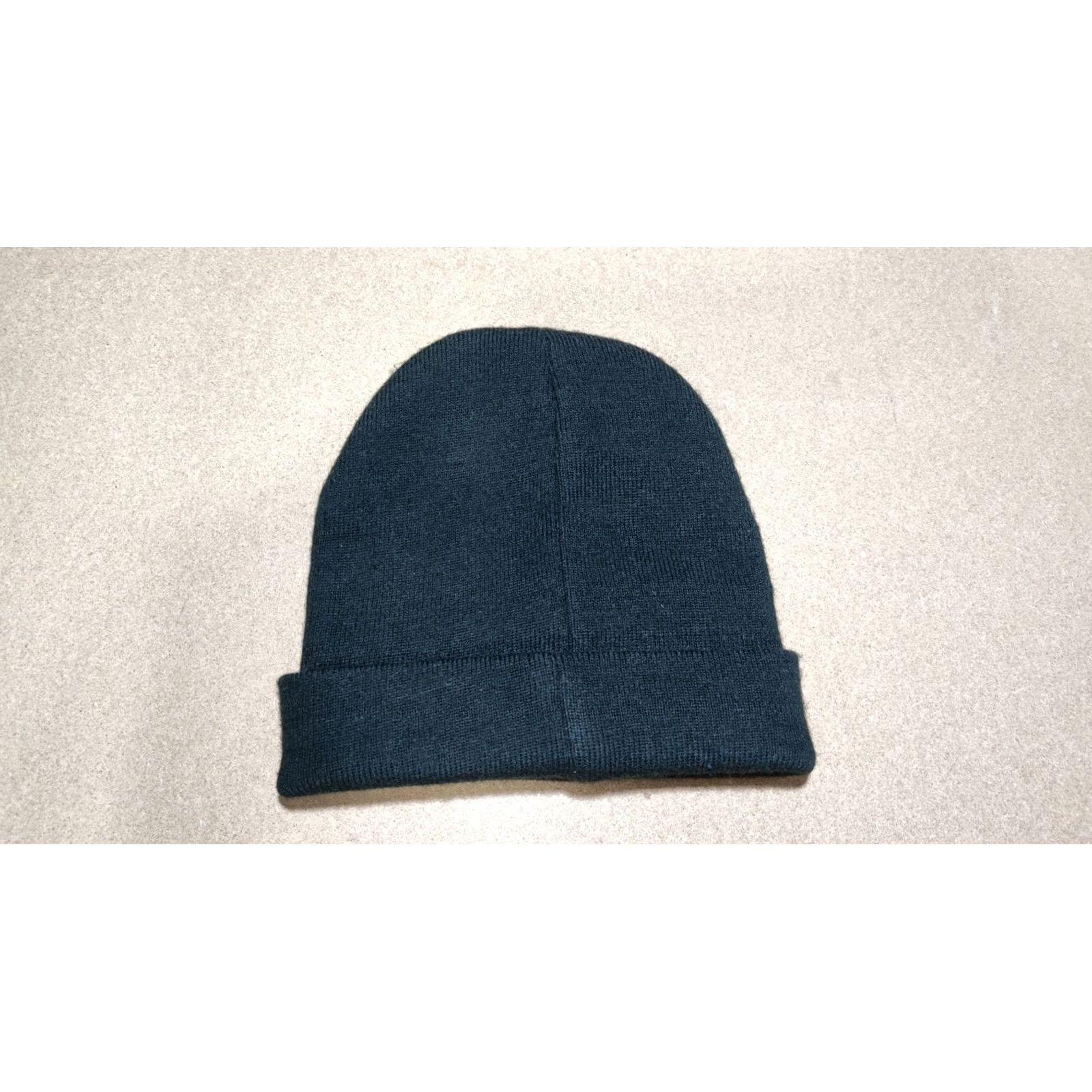 Vintage Eisbär Beanie Hat One Size Thermal Water Resistant Quick Dry Knit Black Beanie Mens Womens Adults Casual Travel: Unisex Black Beanie Hat (One Size) Size ONE SIZE - 3 Thumbnail