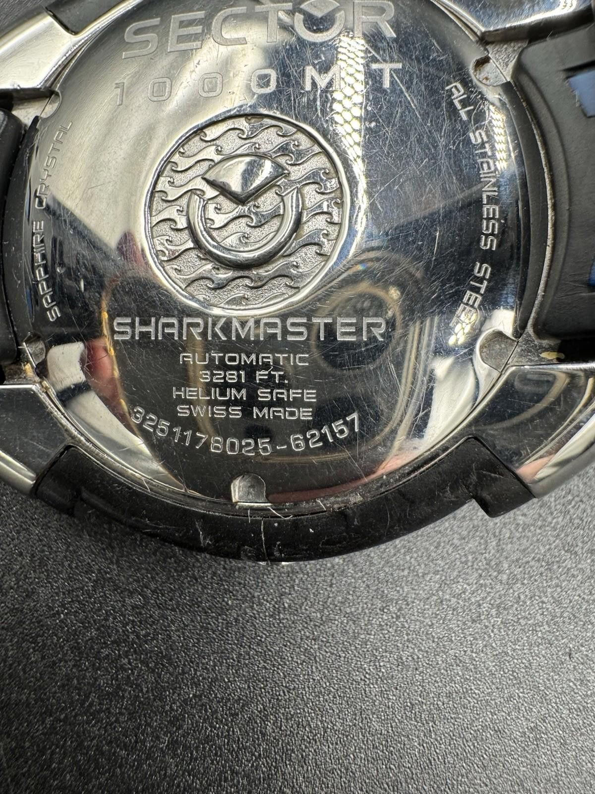 Other Sector Shark Master 1000 MT No Limits Diver ETA 25J Auto + 3 Size ONE SIZE - 8 Thumbnail