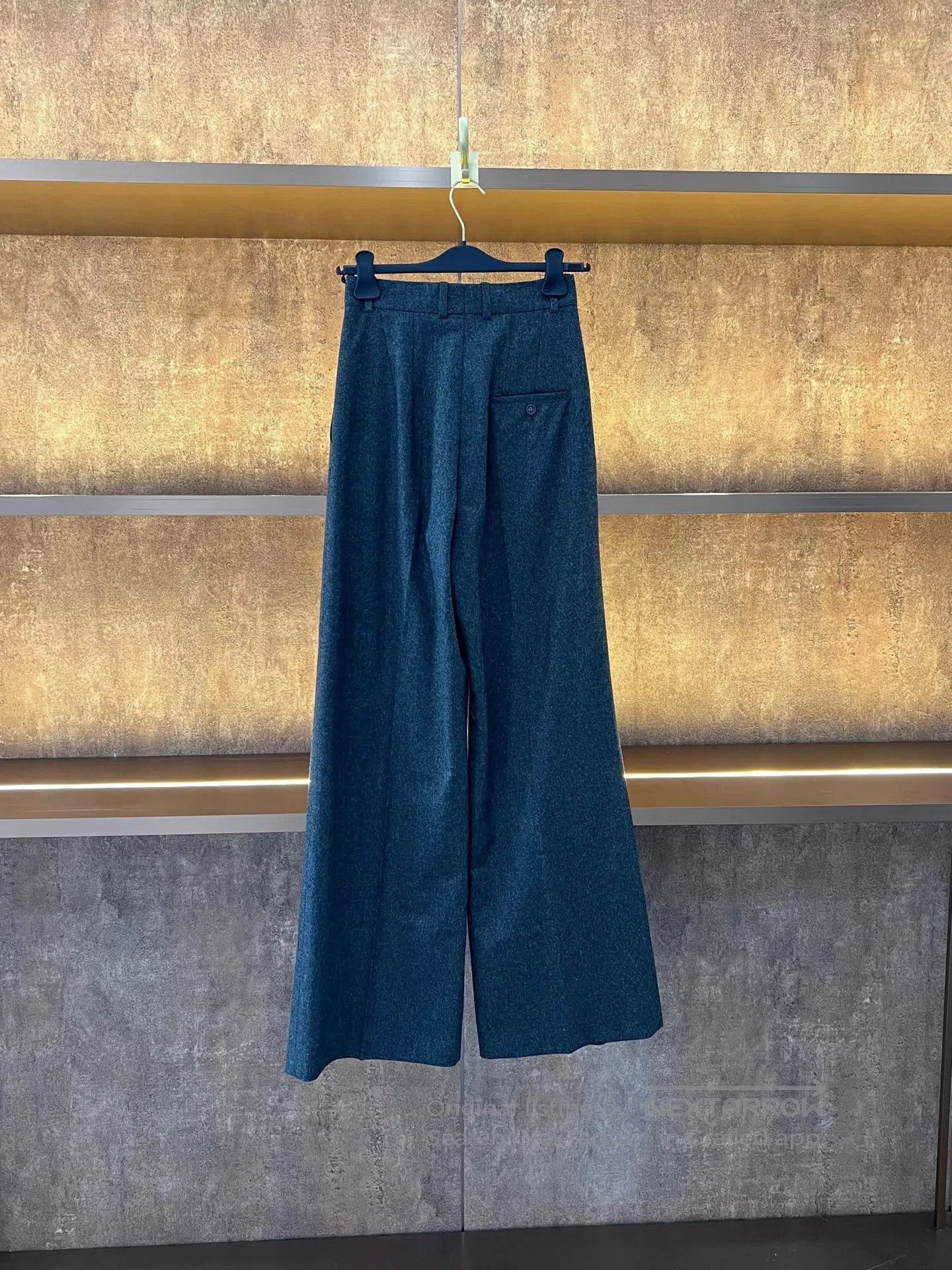 Celine CELINE High-Waist Wool Trousers| Size 33" - 2 Thumbnail
