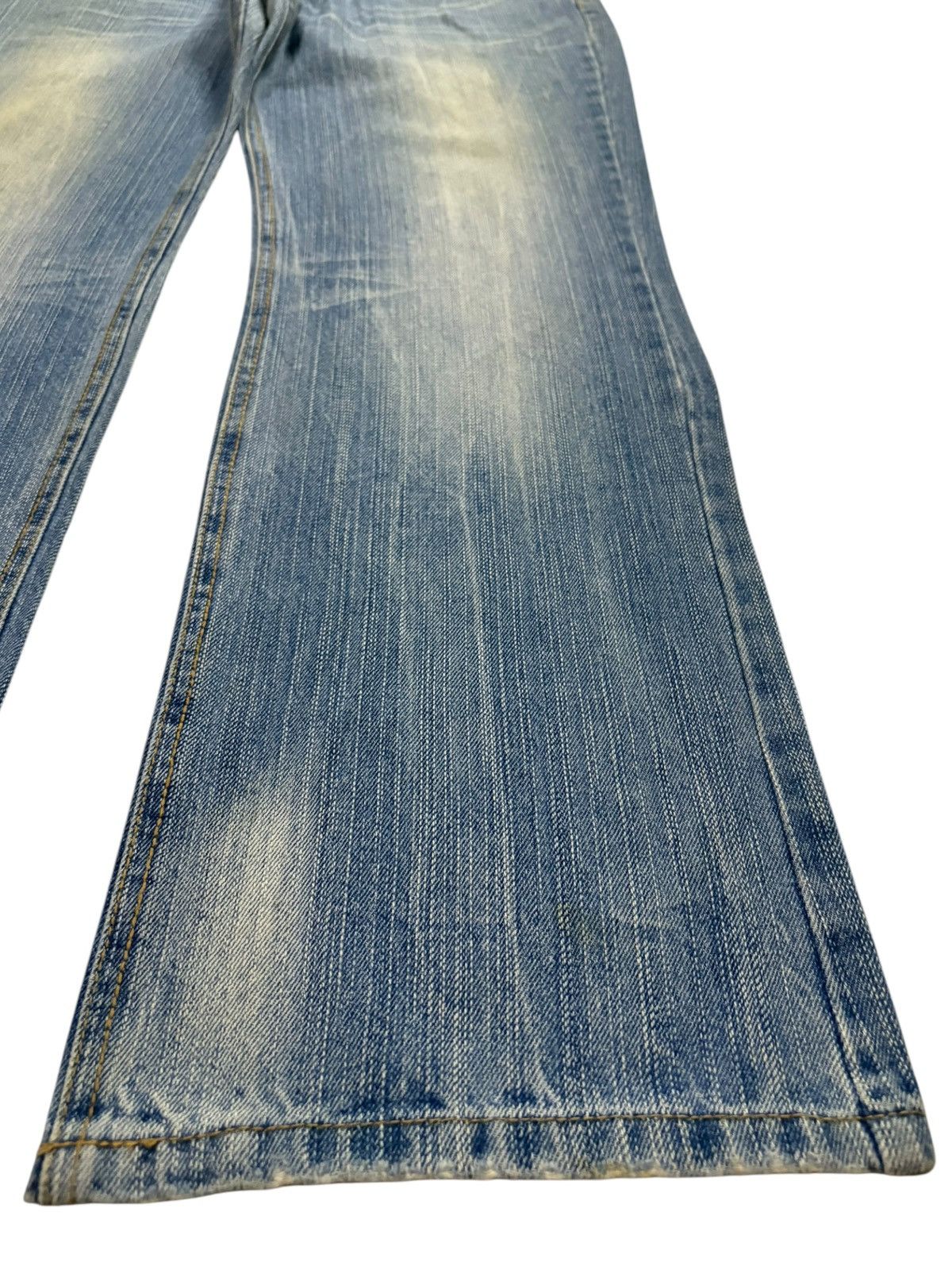 Japanese Brand Vintage Japanese Brand Rusty Acid Wash Baggy Jeans Size US 37 - 7 Thumbnail