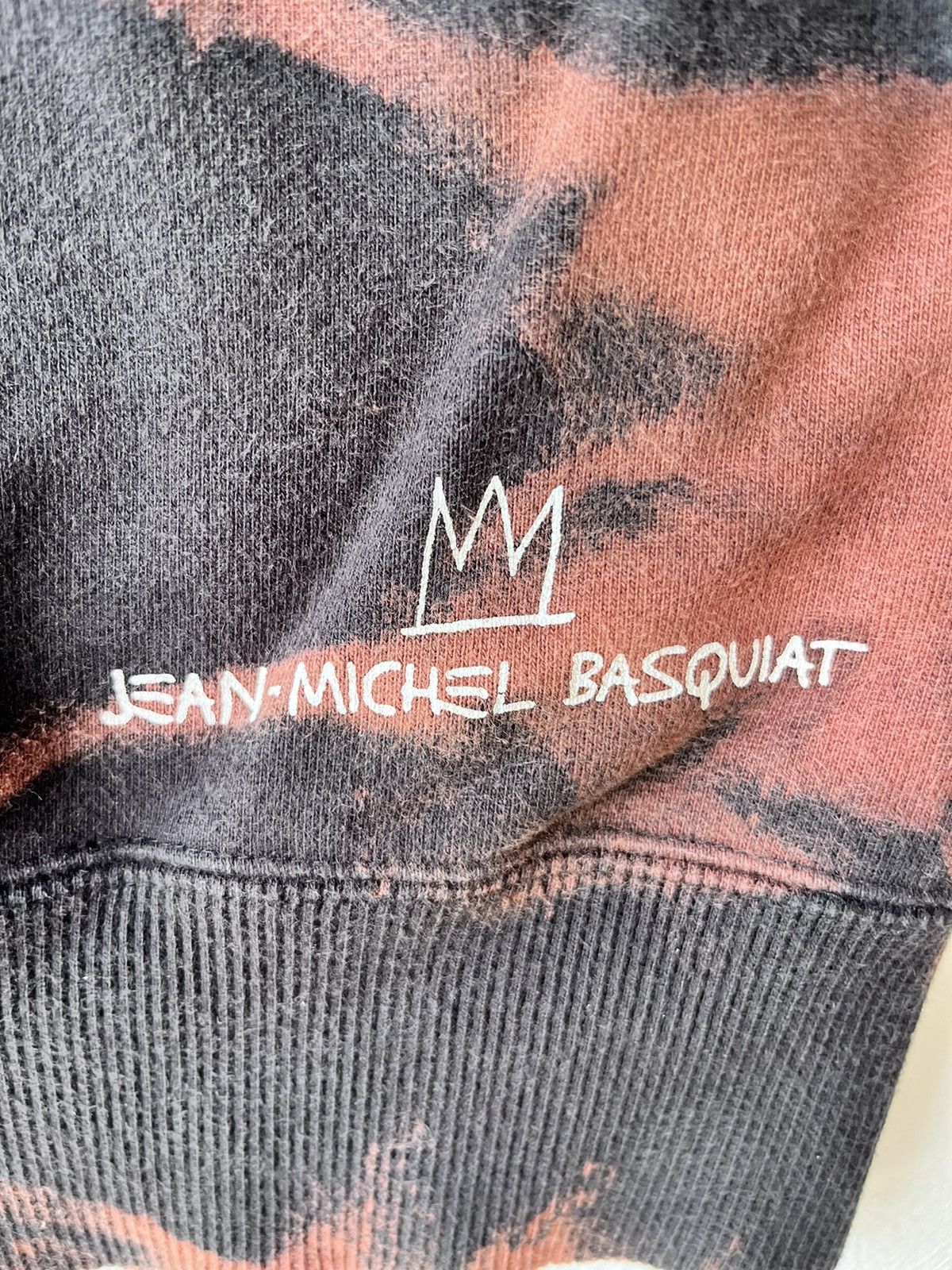 Jean-Michel Basquiat Vintage Jean Michel Basquiat Acid Wash Hoodie Size US M / EU 48-50 / 2 - 7 Thumbnail