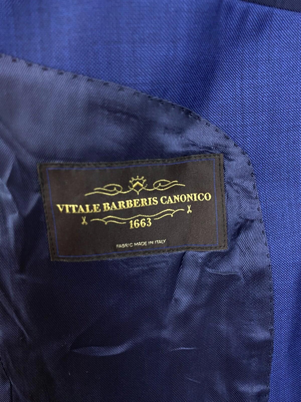 Designer Boggi Milano Icons Blue Wool Two Button Size EU 48 US 38 M Size 40R - 11 Thumbnail
