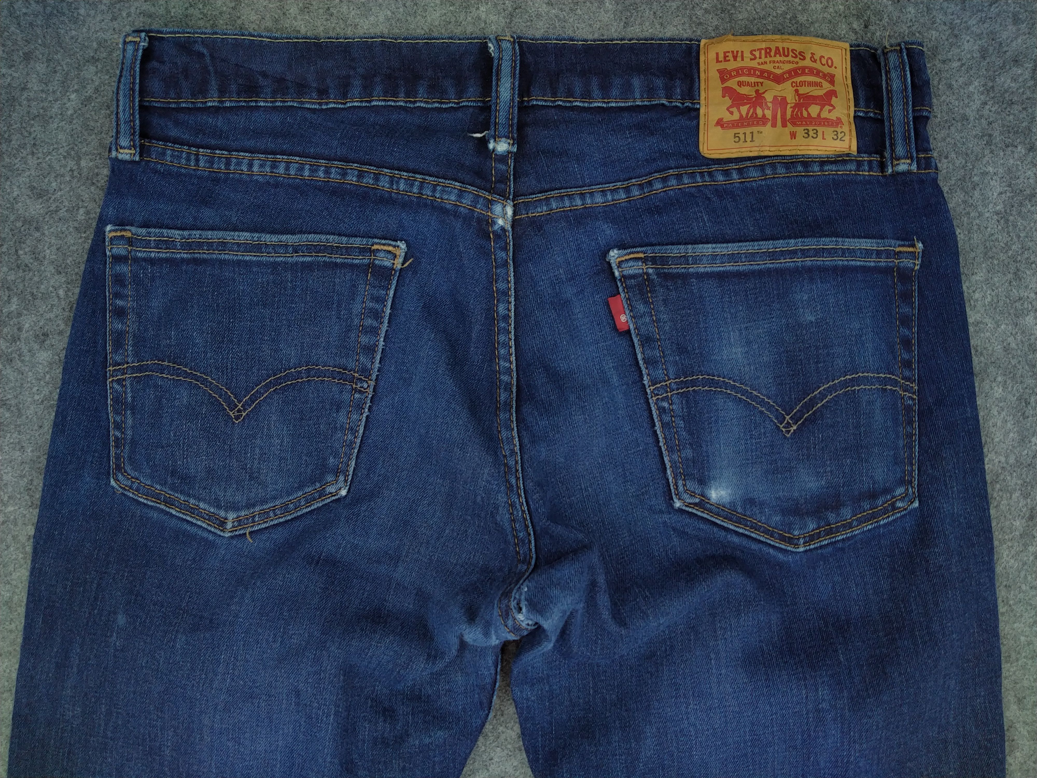 Levi's Dark Blue Vintage Levi's 511 Denim 33x29.5 -JN279 Size US 33 - 4 Thumbnail